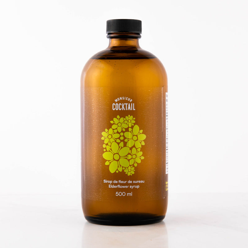 Sirop de fleur de sureau - 250ml - Monsieur Cocktail - Sirop - - La Guilde Culinaire