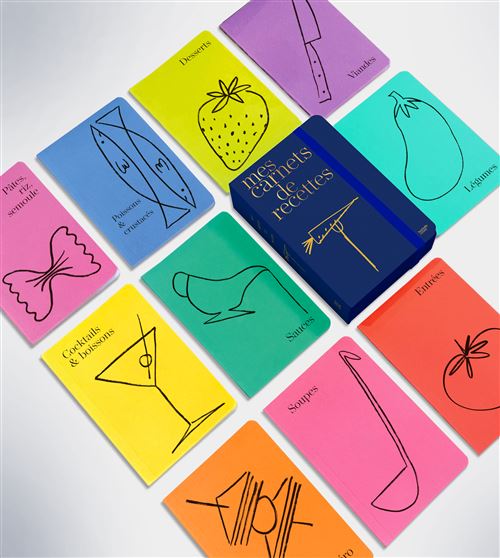 Mes carnets de recettes - Hachette Ed. - Livre de cuisine - - La Guilde Culinaire