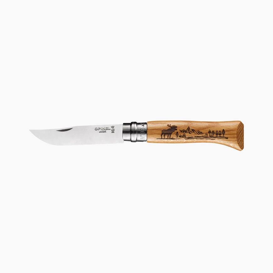 Opinel - N°08 Animalia America Elan - Opinel - Couteau de poche - 002627 - La Guilde Culinaire