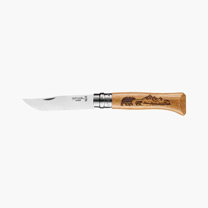 Opinel - N°08 Animalia America Ours - Opinel - Couteau de poche - 002628 - La Guilde Culinaire