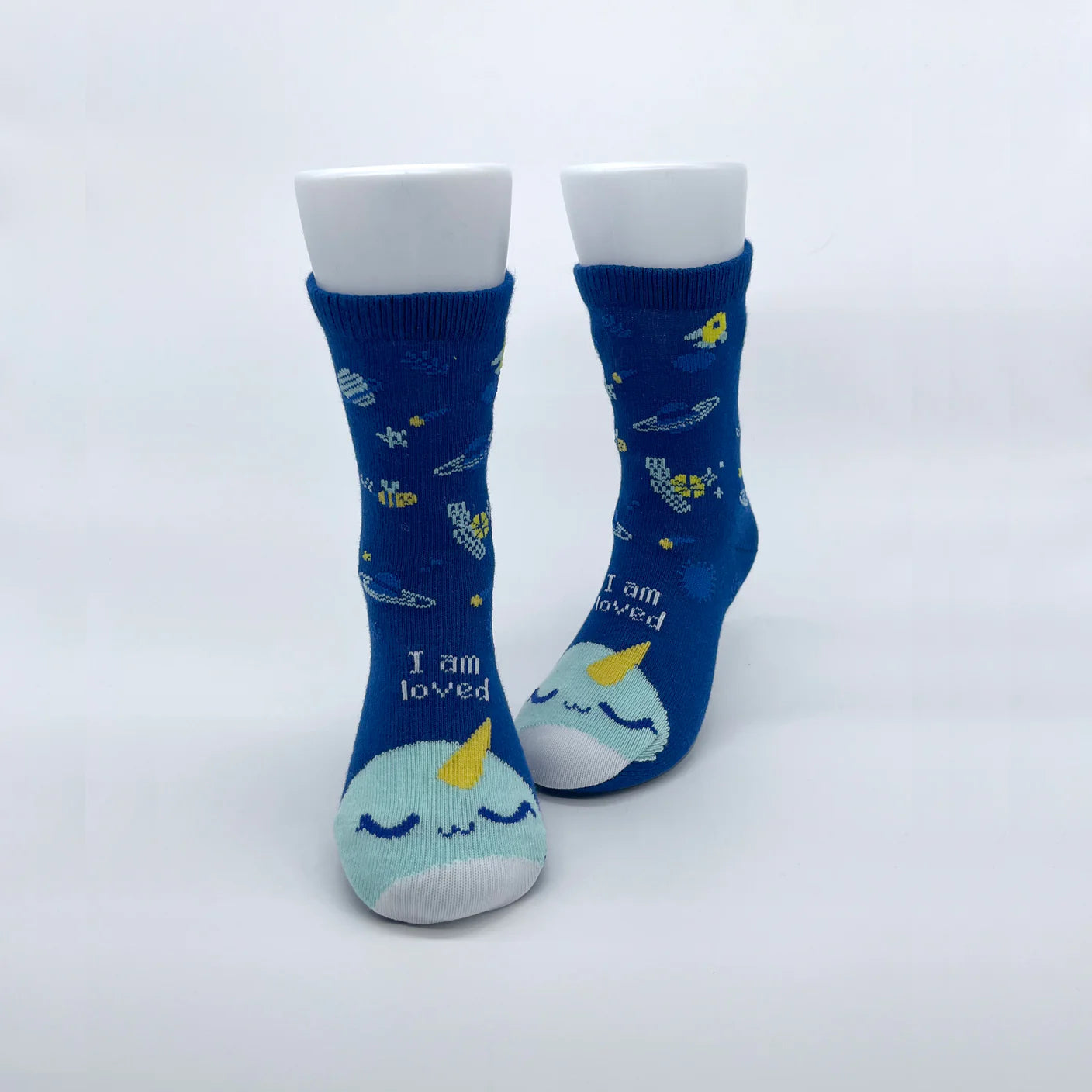 Chaussettes - Narwhal - I am loved ! - Suyon Collection - Chaussettes - - La Guilde Culinaire