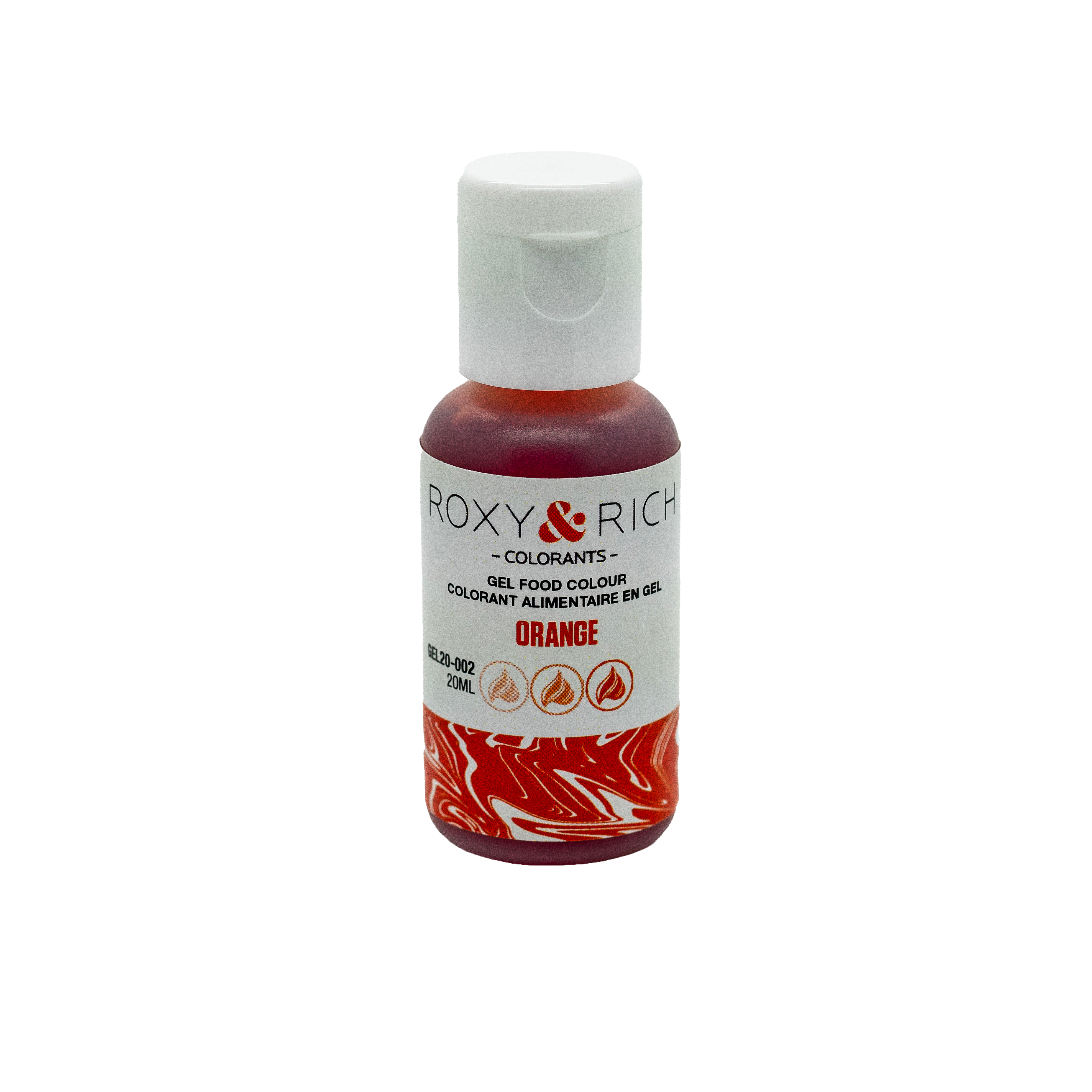 Gel colorant - Orange (20ml) - Roxy & Rich - Colorant alimentaire - - La Guilde Culinaire