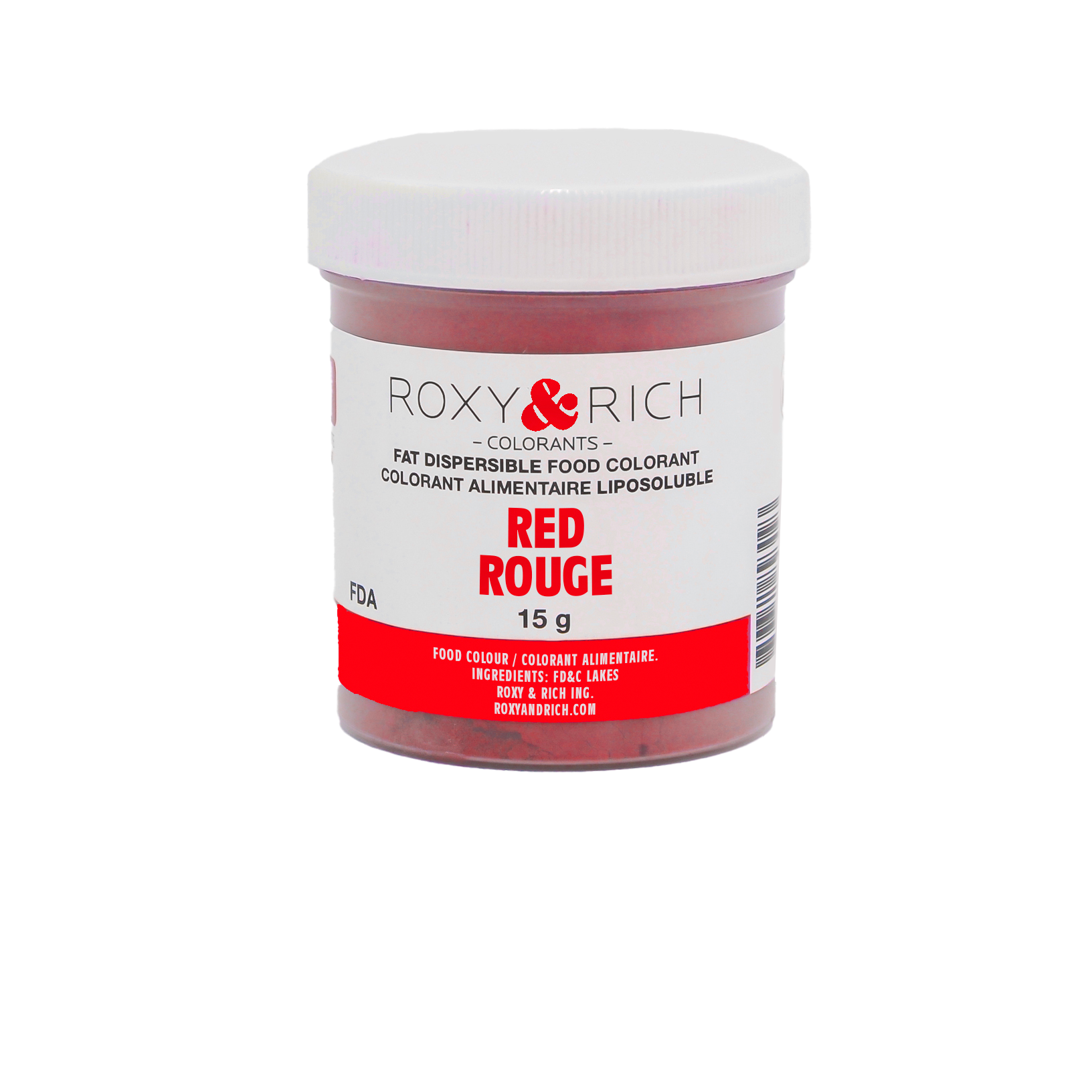 Colorant Alimentaire Liposoluble Rouge 15g - Roxy & Rich - Colorant alimentaire liposoluble - P15-B03 - La Guilde Culinaire