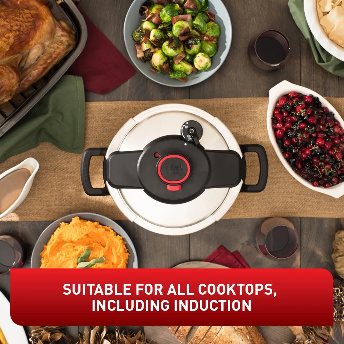 Autocuiseur Clipso en acier Inoxydable, 6L T-fal - T-fal - Autocuiseur - - La Guilde Culinaire