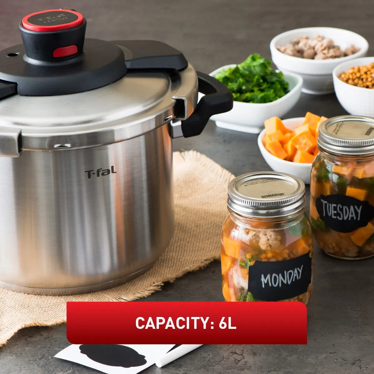 Autocuiseur Clipso en acier Inoxydable, 6L T-fal - T-fal - Autocuiseur - - La Guilde Culinaire