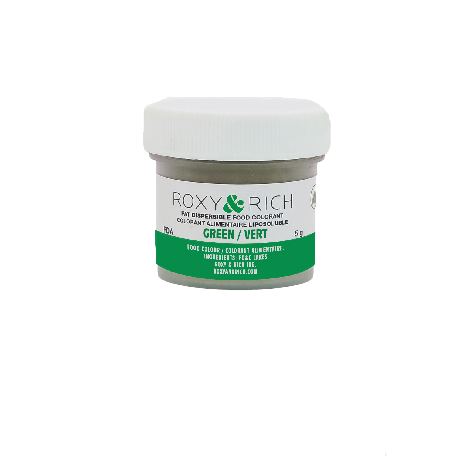 Colorant Alimentaire Liposoluble Vert 5g - Roxy & Rich - Colorant alimentaire liposoluble - P5-B07 - La Guilde Culinaire