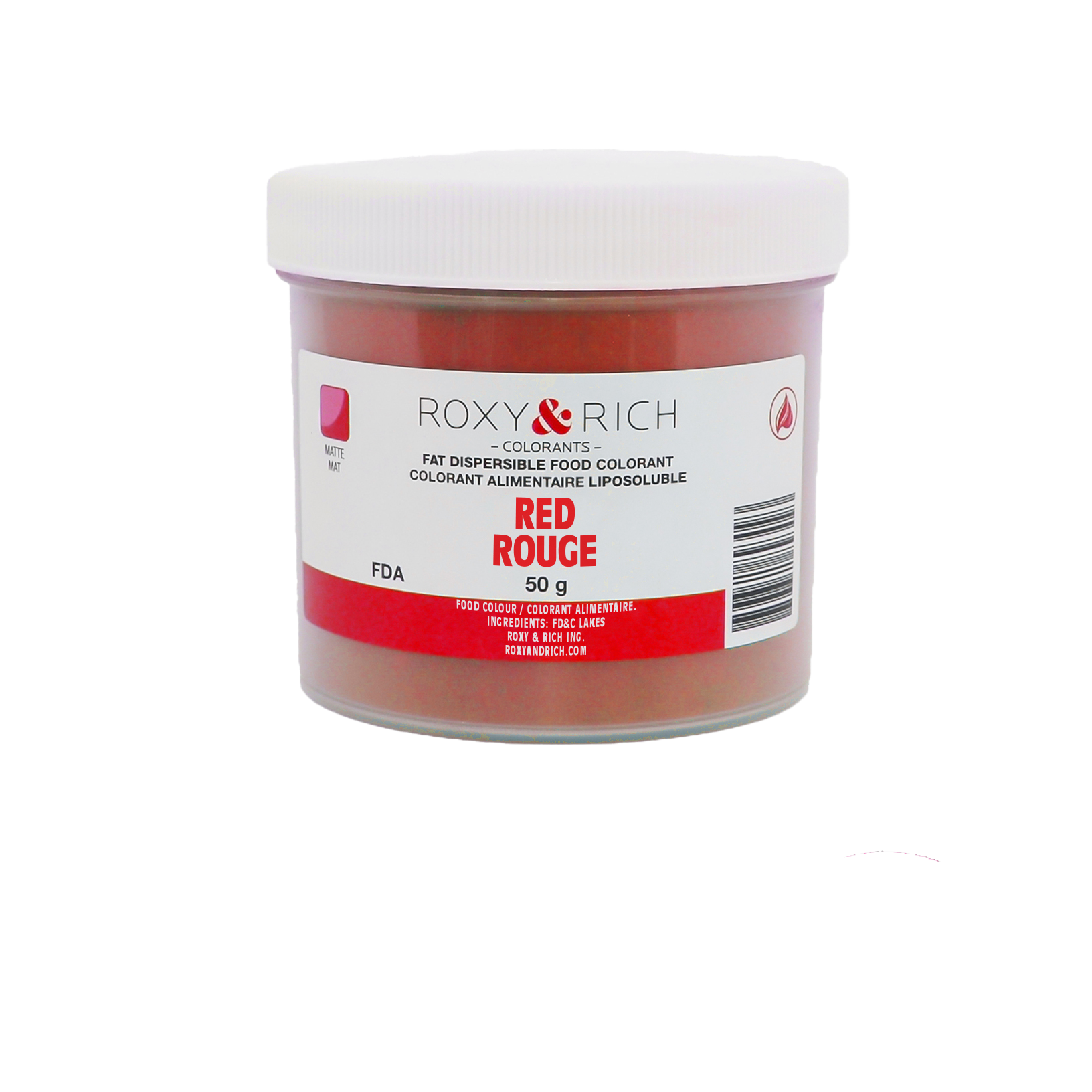 Colorant Alimentaire Liposoluble Rouge 50g - Roxy & Rich - Colorant alimentaire liposoluble - P50-B03 - La Guilde Culinaire