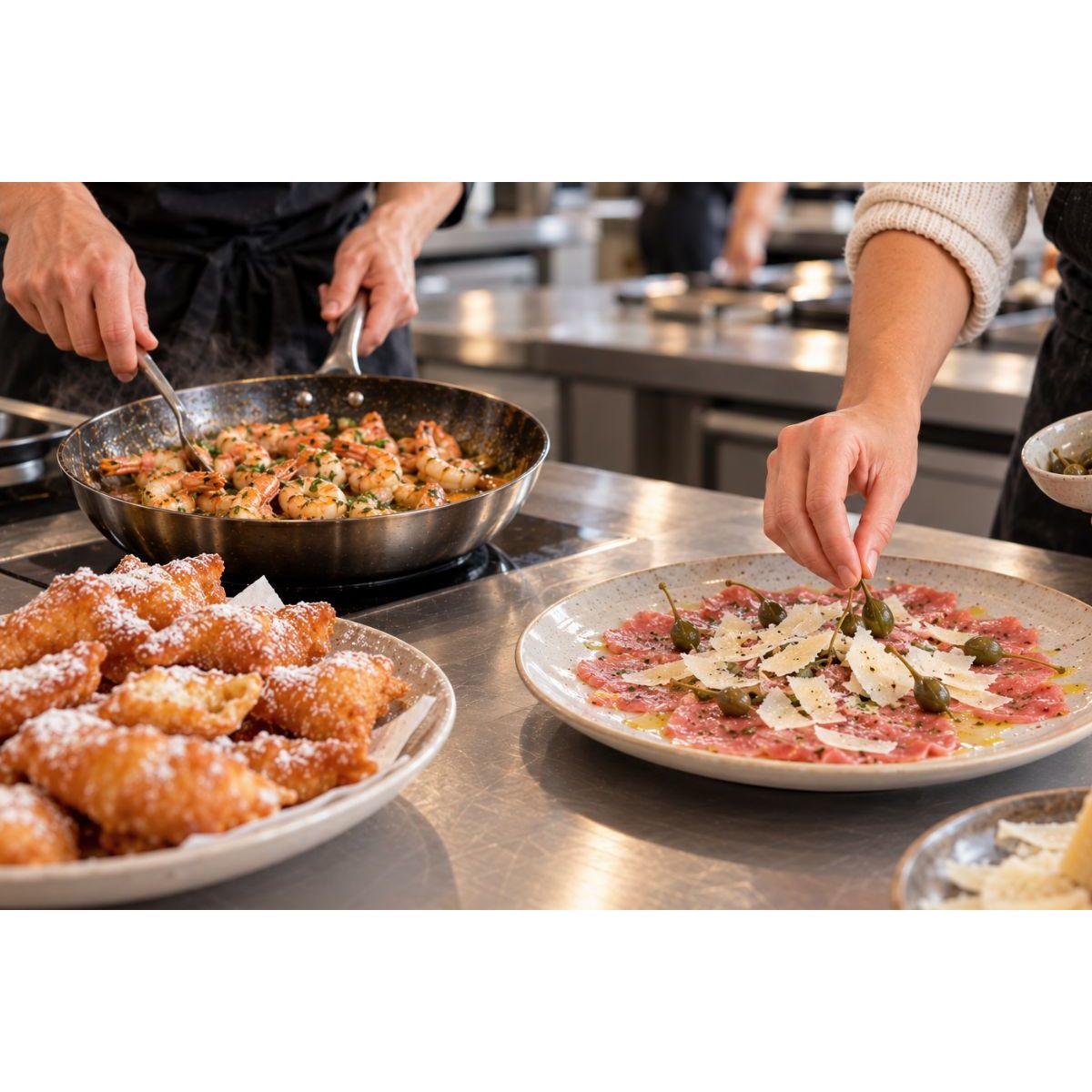 PETITES BOUCHÉES ITALIENNES ET PROVENÇALES… UNE EXPLOSION DE SAVEURS - La Guilde Culinaire - Cours - Cours de cuisine - - La Guilde Culinaire