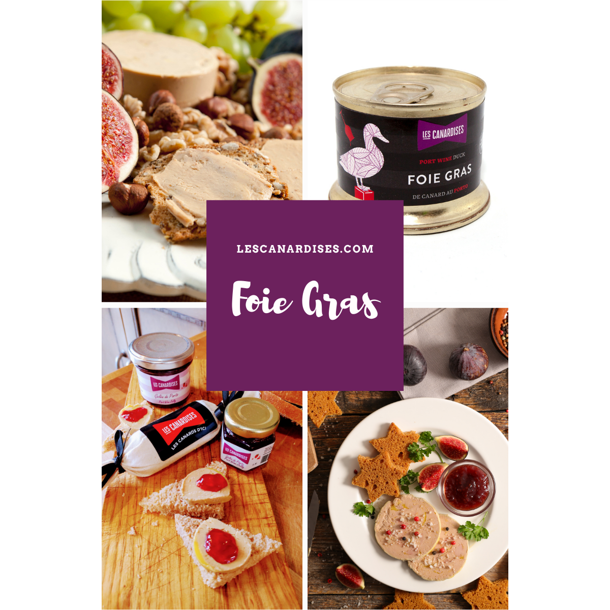 Bloc de Foie Gras de canard – Porto - 140g - Les Canardises - Pâté - - La Guilde Culinaire
