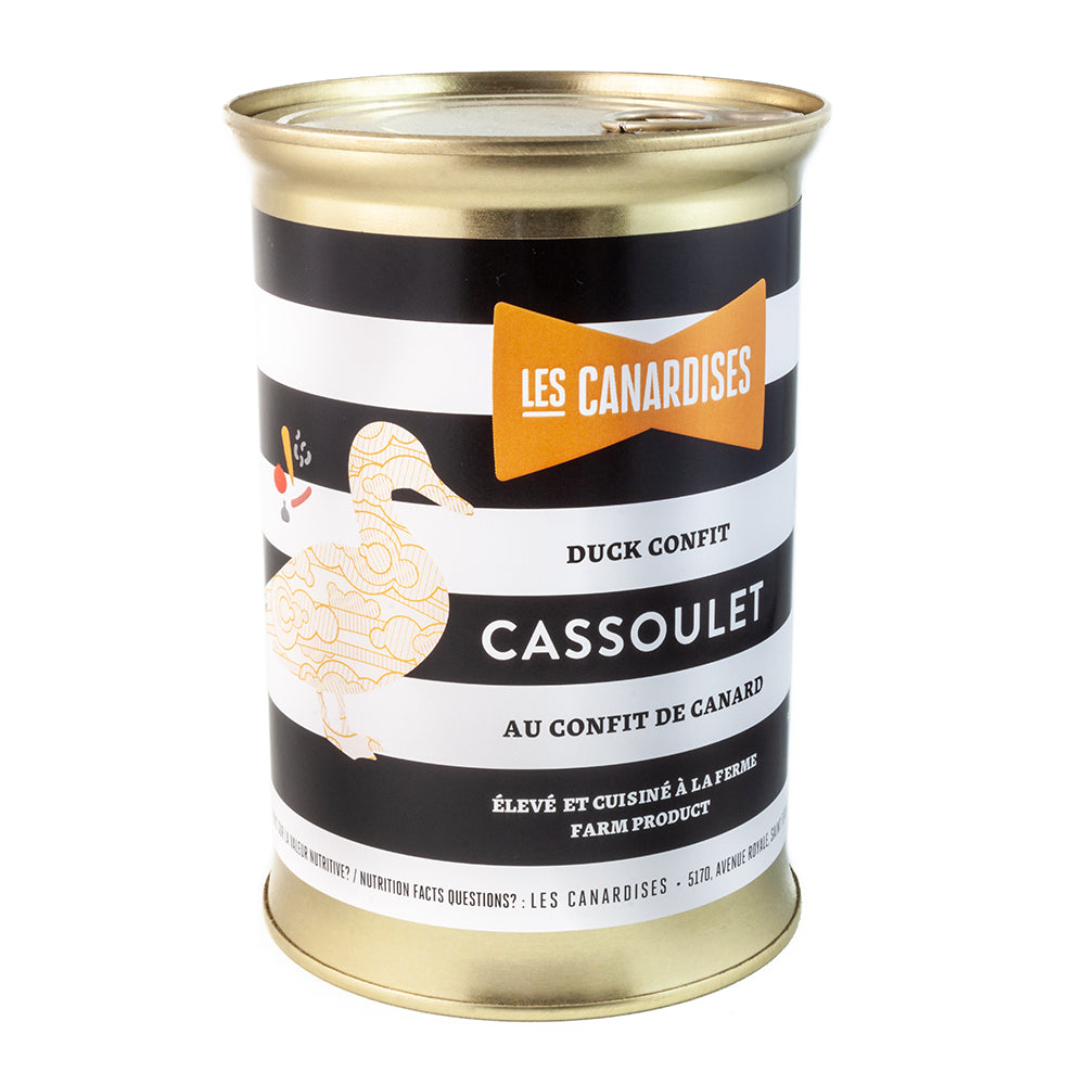 CASSOULET au confit de canard - 850g - Les Canardises - Pâté - - La Guilde Culinaire