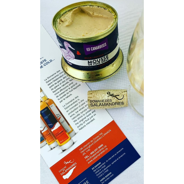 Crème de Foie Gras de canard – Poiré de Glace - 140g - Les Canardises - Pâté - - La Guilde Culinaire
