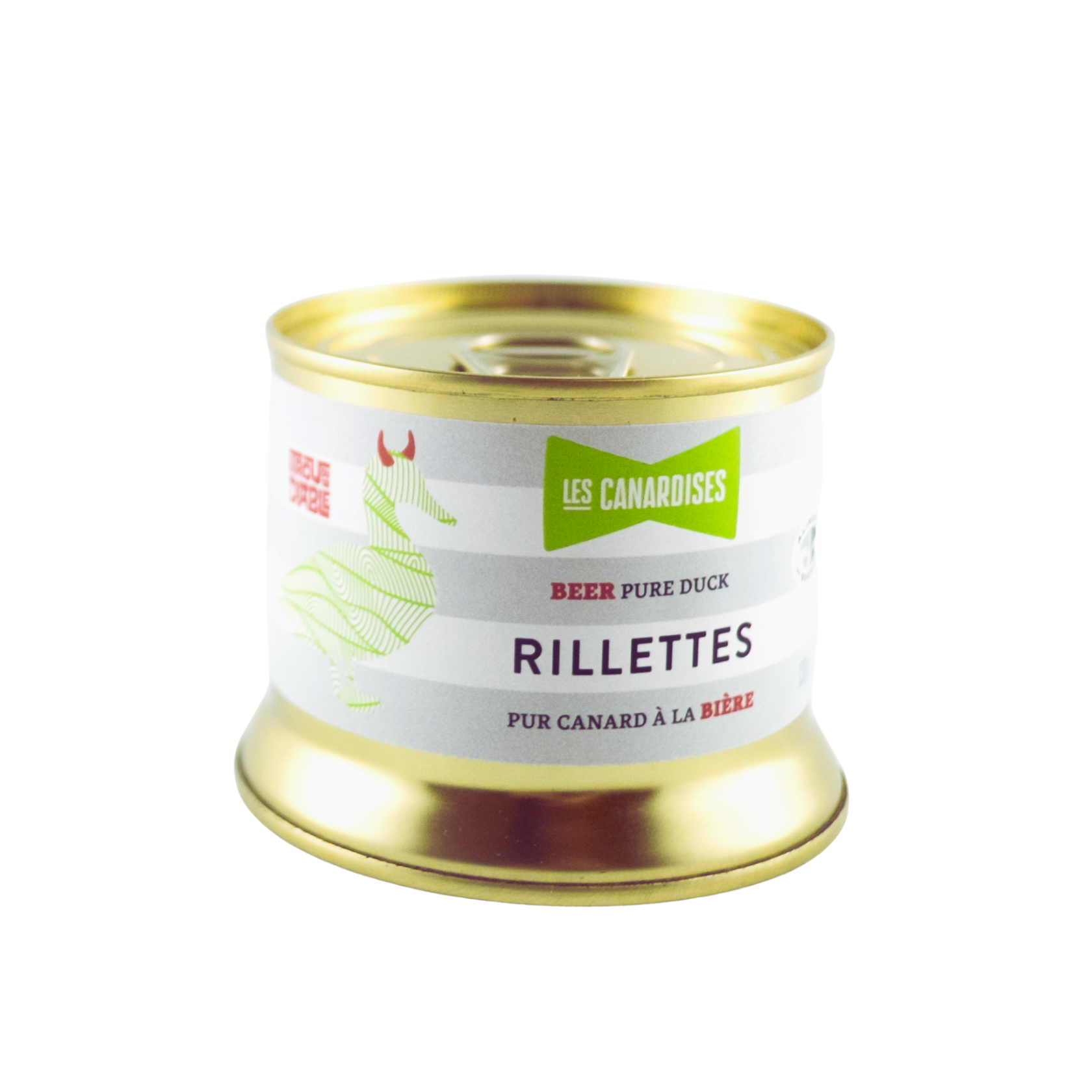 Rillettes de canard à la Bière - 150g - Les Canardises - Pâté - - La Guilde Culinaire