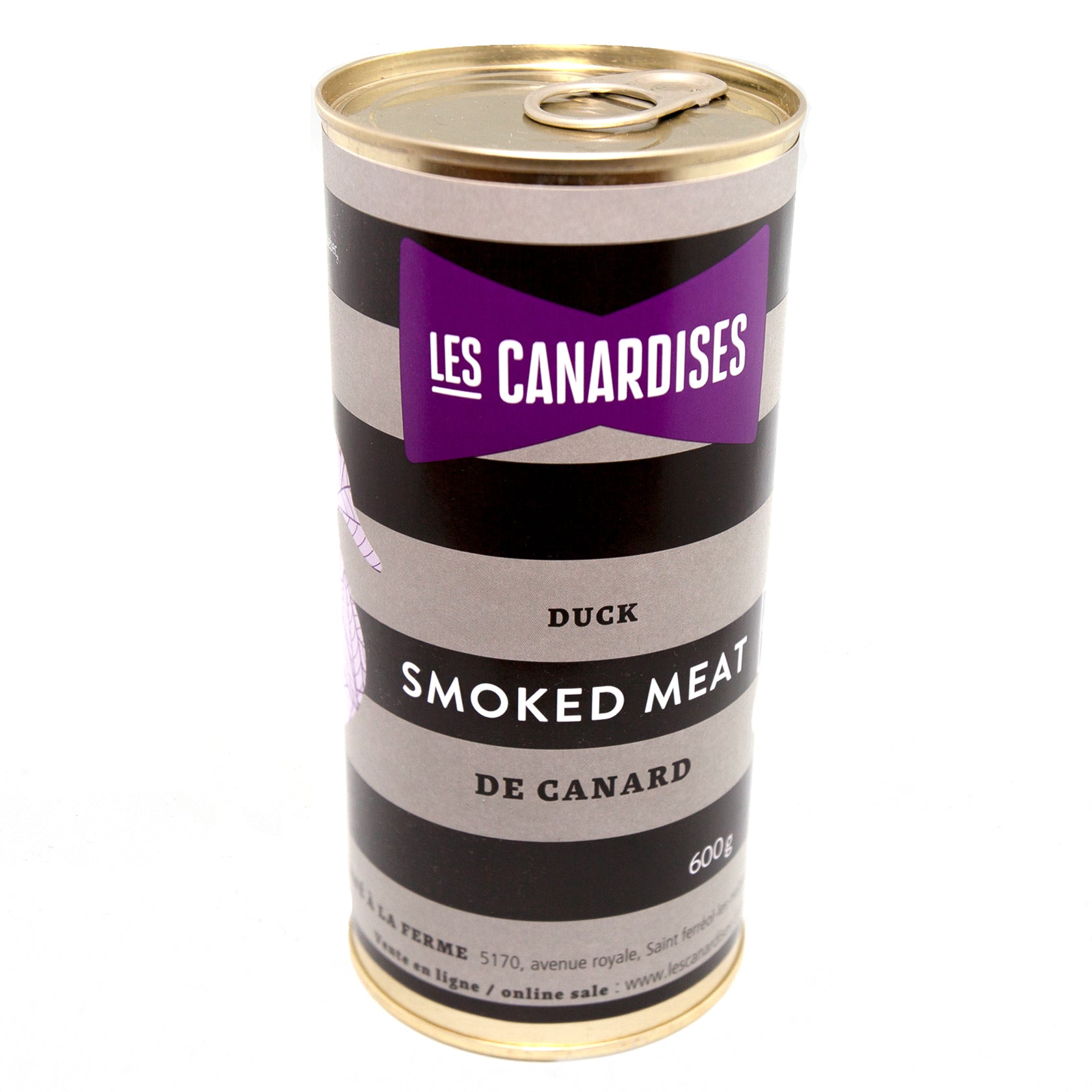 SMOKED MEAT de canard - 600g - Les Canardises - Pâté - - La Guilde Culinaire