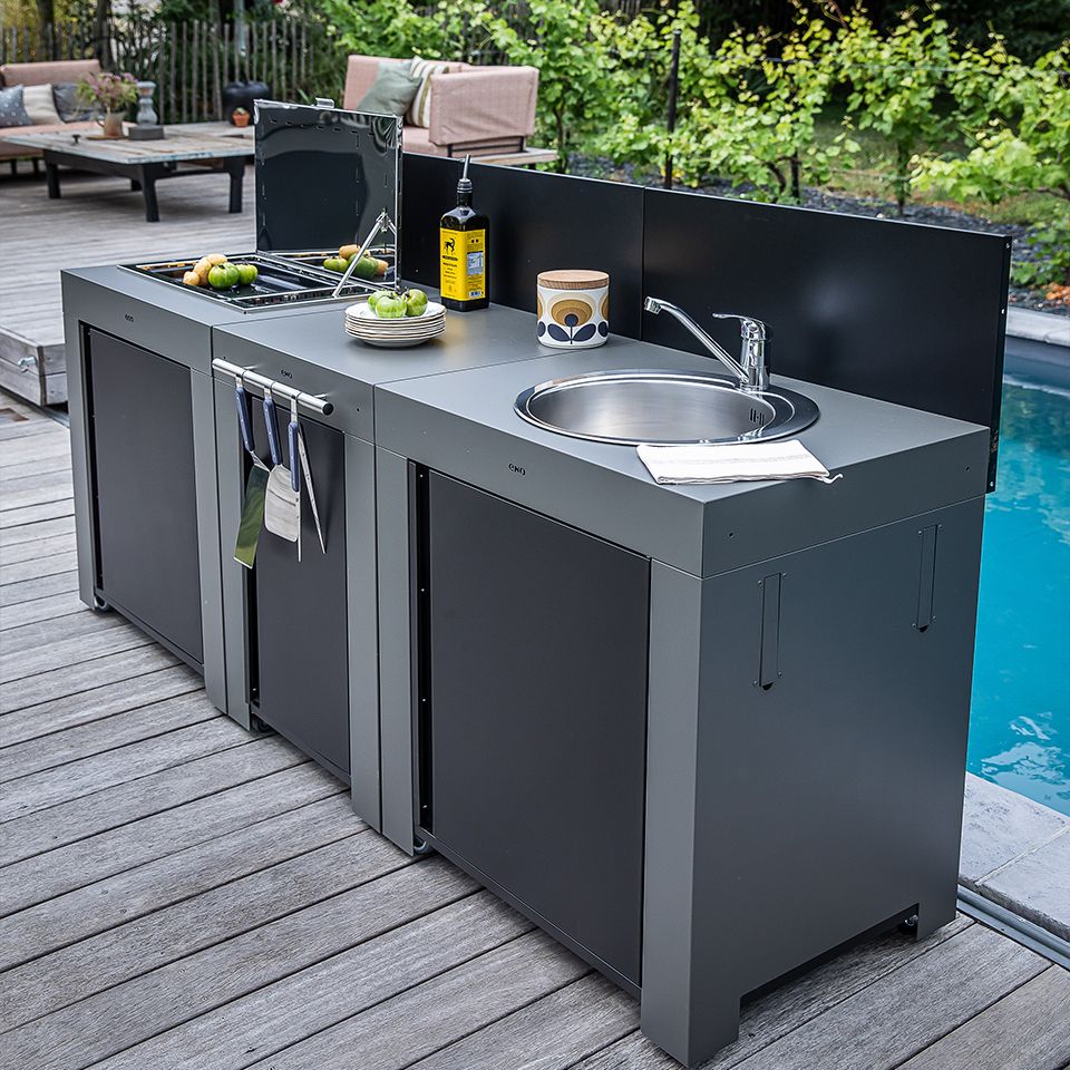 Modulo Évier - ENO - Meuble de cuisine extérieur - - La Guilde Culinaire