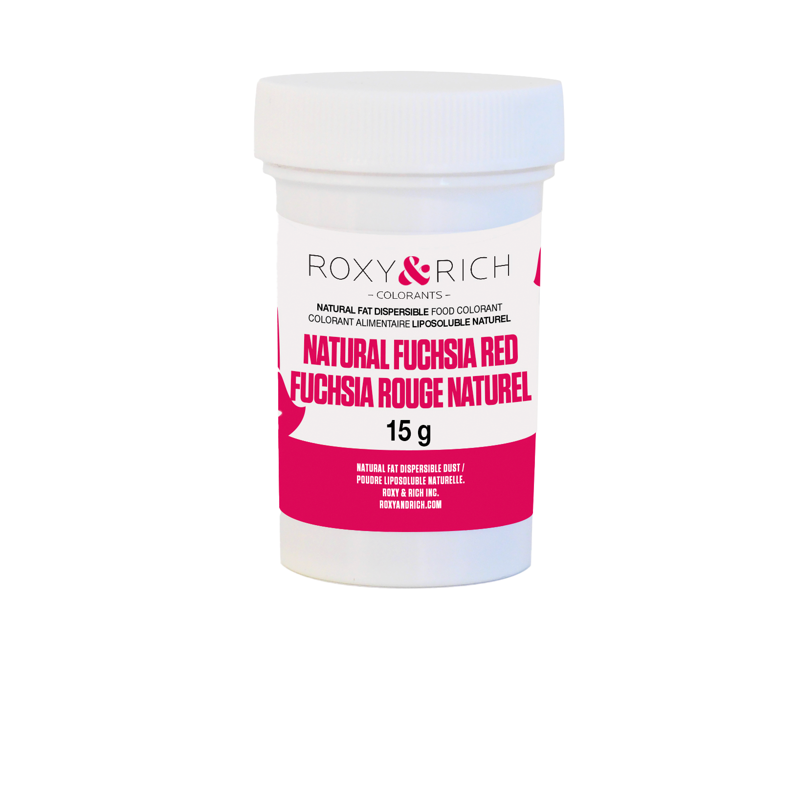 Colorant Alimentaire Liposoluble Naturel Fuchsia-Rouge 15g - Roxy & Rich - Colorant alimentaire liposoluble naturel - PN15-003 - La Guilde Culinaire