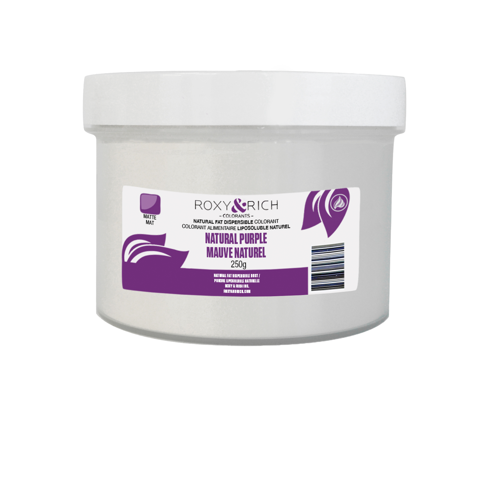 Colorant Alimentaire Liposoluble Naturel Mauve 250g - Roxy & Rich - Colorant alimentaire liposoluble naturel - PN250-004 - La Guilde Culinaire