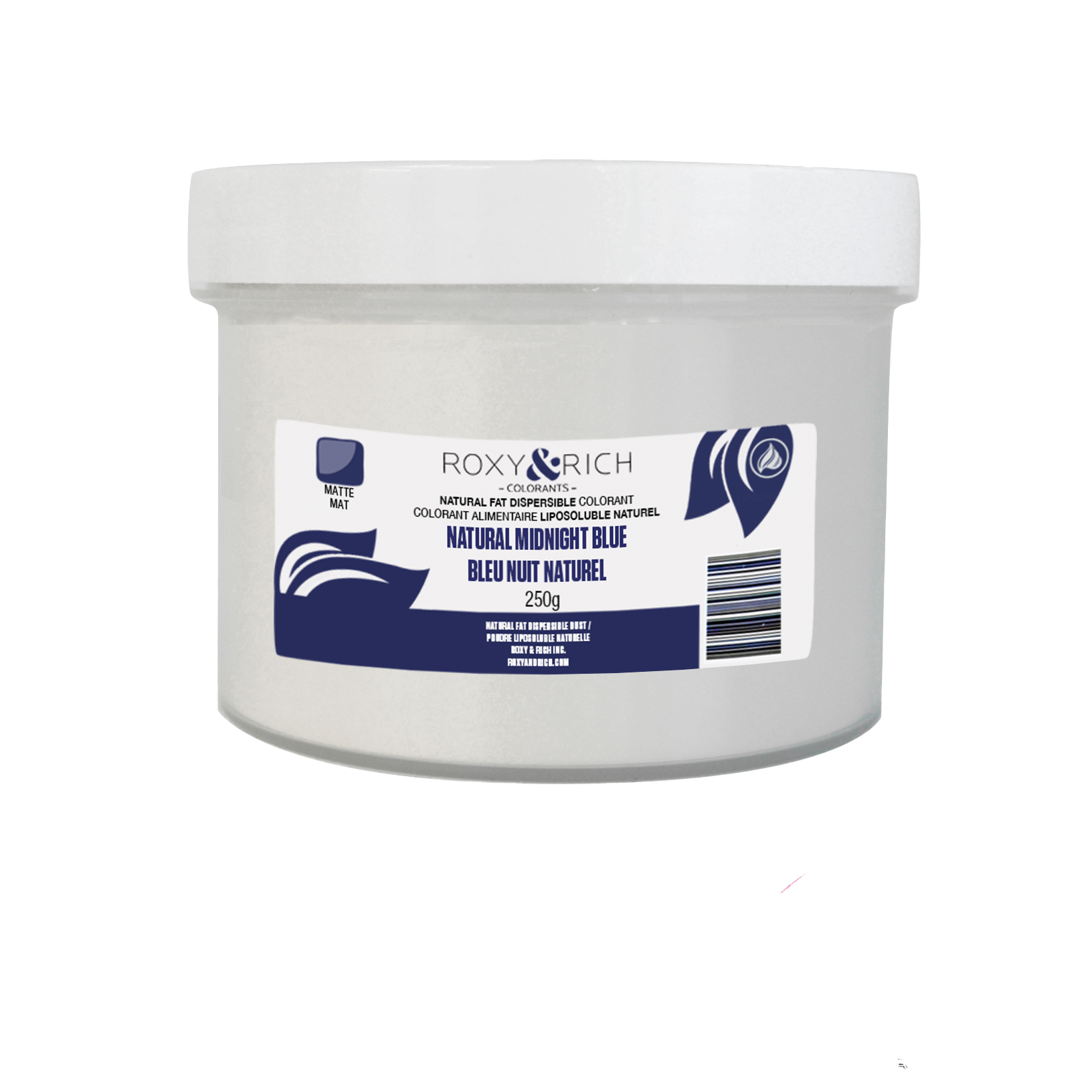 Colorant Alimentaire Liposoluble Naturel Bleu Nuit 250g - Roxy & Rich - Colorant alimentaire liposoluble naturel - PN250-006 - La Guilde Culinaire