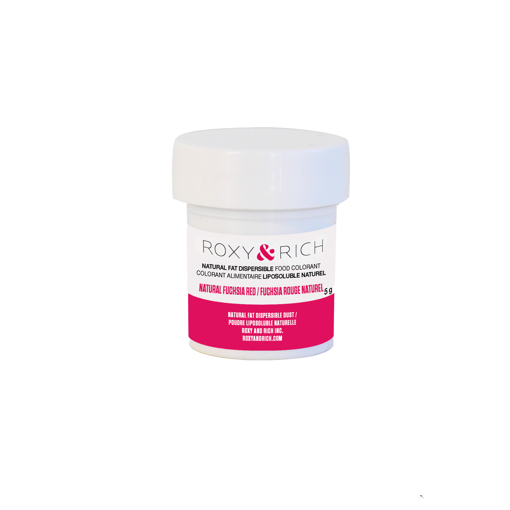 Colorant Alimentaire Liposoluble Naturel Fuchsia-Rouge 5g - Roxy & Rich - Colorant alimentaire liposoluble naturel - PN5-003 - La Guilde Culinaire