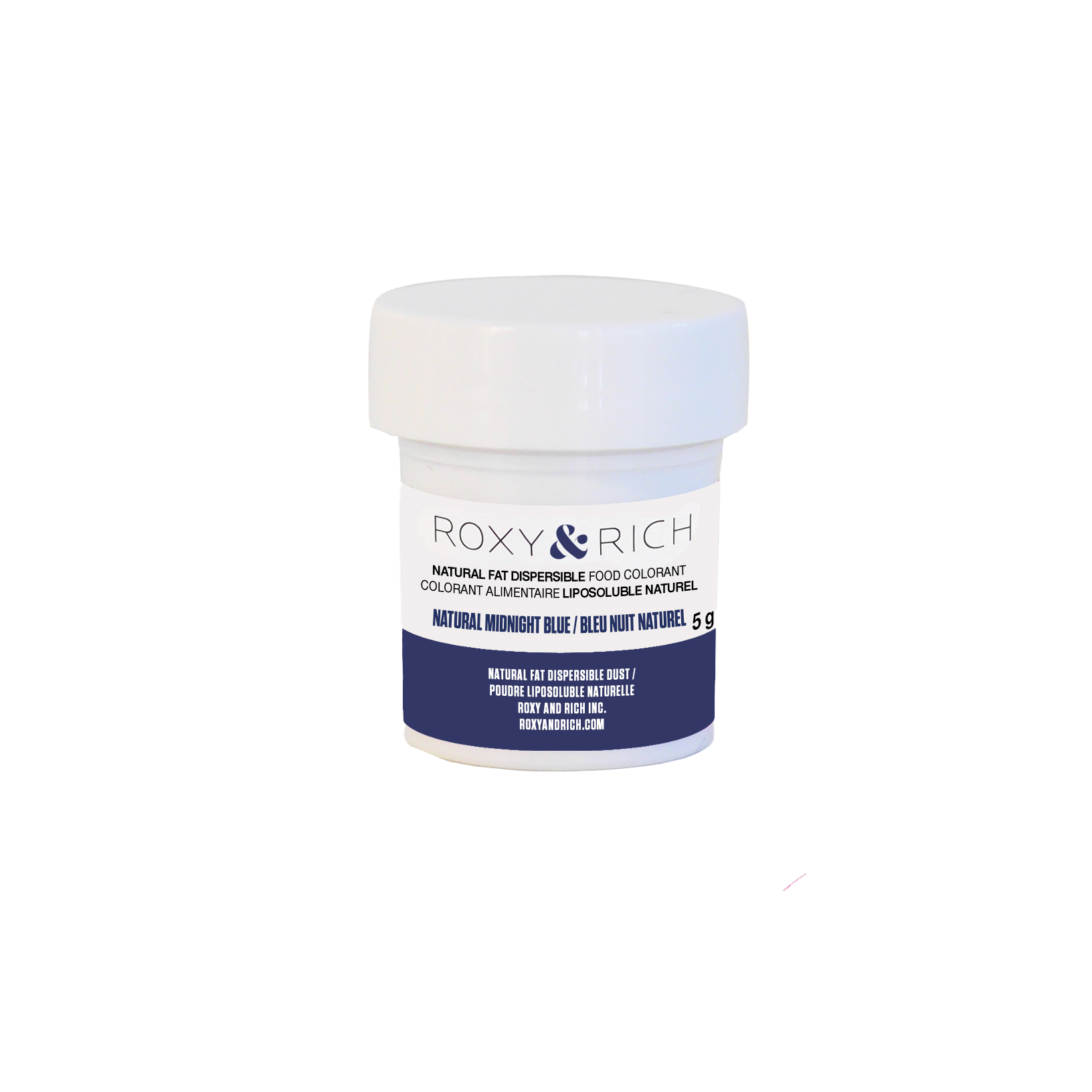 Colorant Alimentaire Liposoluble Naturel Bleu Nuit 5g - Roxy & Rich - Colorant alimentaire liposoluble naturel - PN5-006 - La Guilde Culinaire