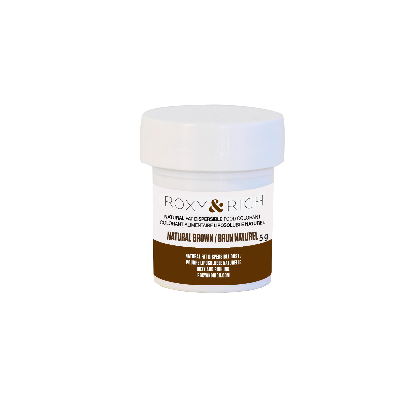 Colorant Alimentaire Liposoluble Naturel Brun 5g - Roxy & Rich - Colorant alimentaire liposoluble naturel - PN5-009 - La Guilde Culinaire