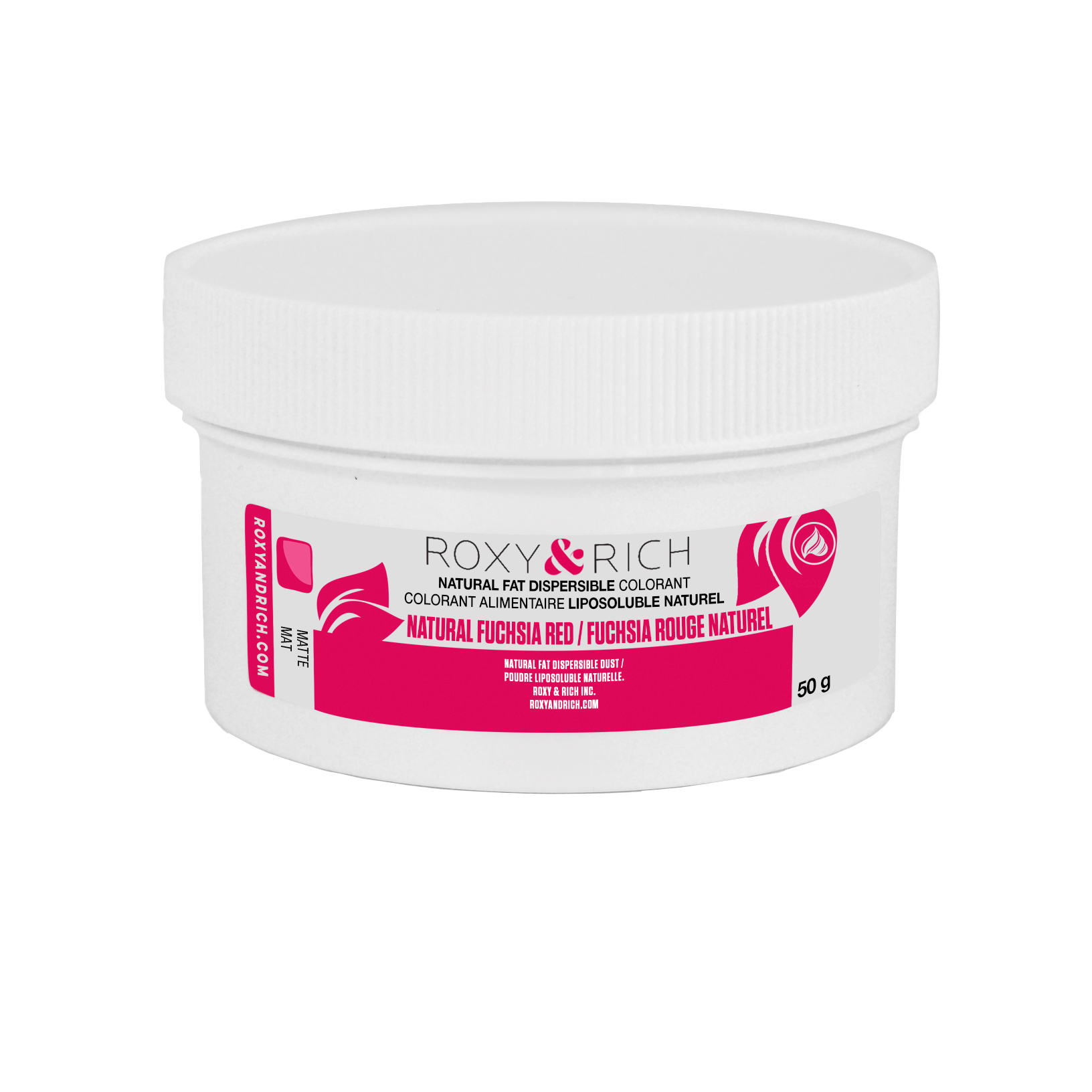 Colorant Alimentaire Liposoluble Naturel Fuchsia-Rouge 50g - Roxy & Rich - Colorant alimentaire liposoluble naturel - PN50-003 - La Guilde Culinaire