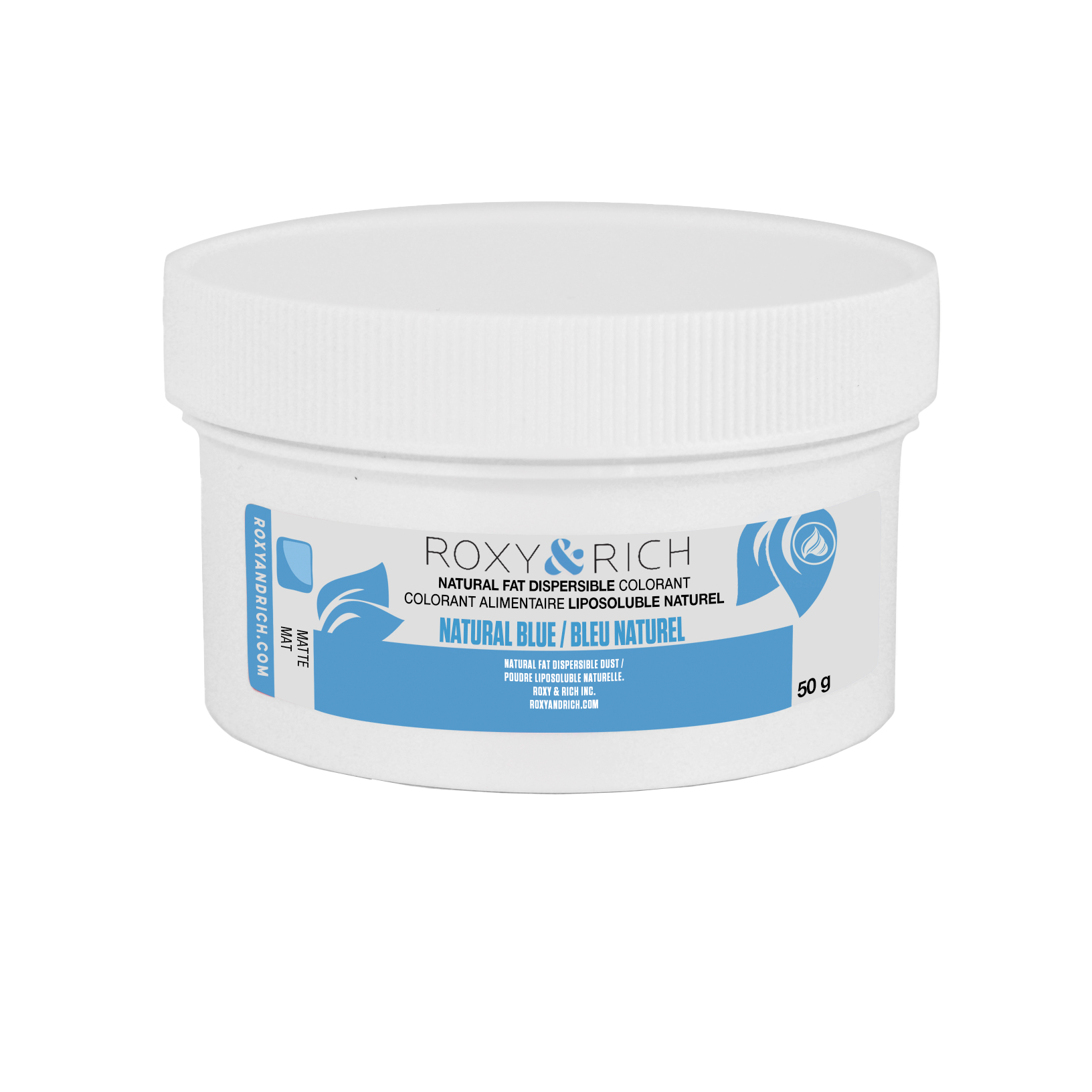 Colorant Alimentaire Liposoluble Naturel Bleu 50g - Roxy & Rich - Colorant alimentaire liposoluble naturel - PN50-005 - La Guilde Culinaire