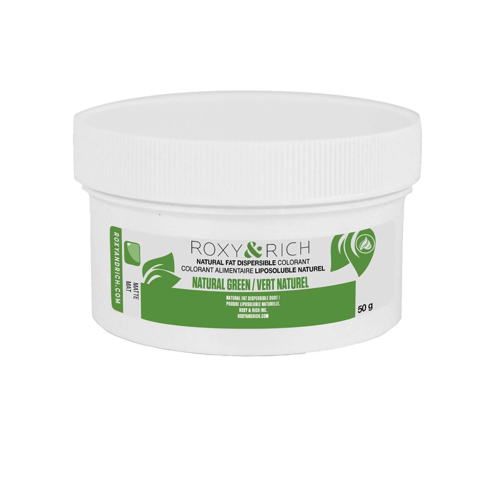 Colorant Alimentaire Liposoluble Naturel Vert 50g - Roxy & Rich - Colorant alimentaire liposoluble naturel - PN50-008 - La Guilde Culinaire