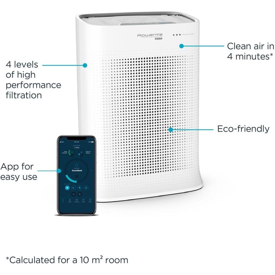 Purificateur d'air Pure Genius Connect - Rowenta - Rowenta - Purificateurs d'air - - La Guilde Culinaire