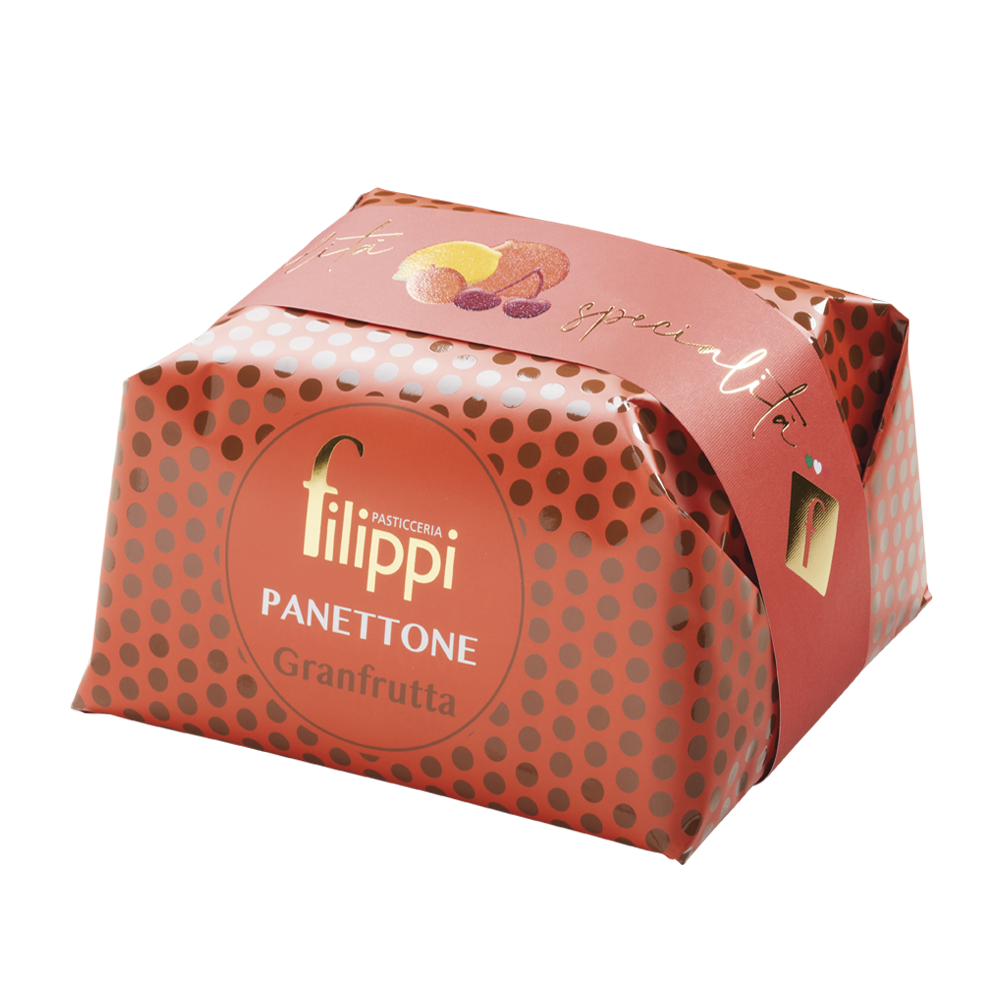 Panettone Granfrutta 500g - Filippi Pâtisserie - Panettone - - La Guilde Culinaire