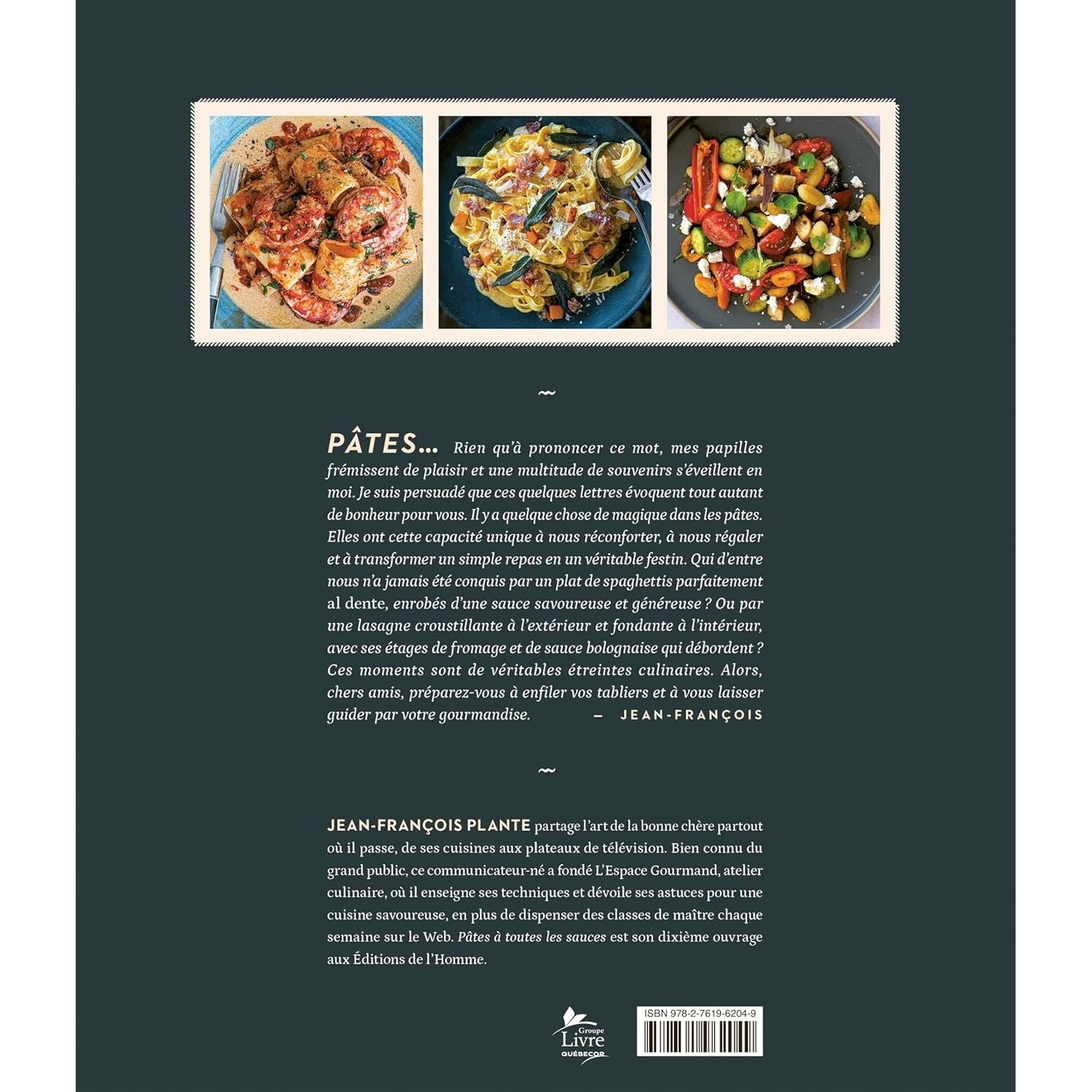 Pâtes : à toutes les sauces - De L'Homme Ed. - Livre de cuisine - - La Guilde Culinaire