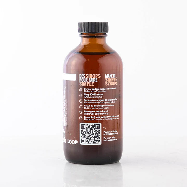 Sirop de Pêche 250ml - ÉDITION LIMITÉE - Monsieur Cocktail - Sirop - - La Guilde Culinaire