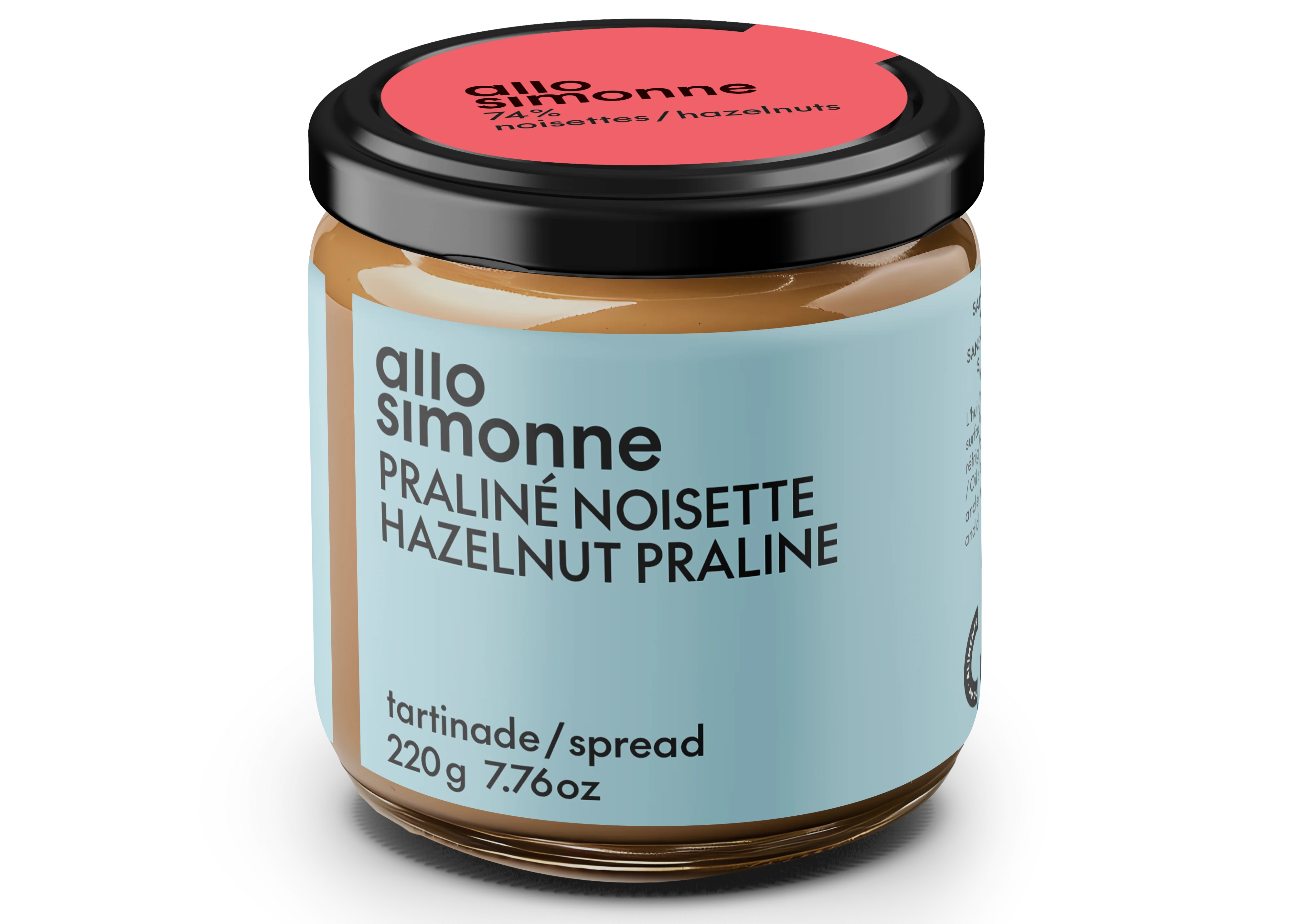 Tartinade Praliné Noisette - 220 g - Allo Simonne - Tartinade - - La Guilde Culinaire