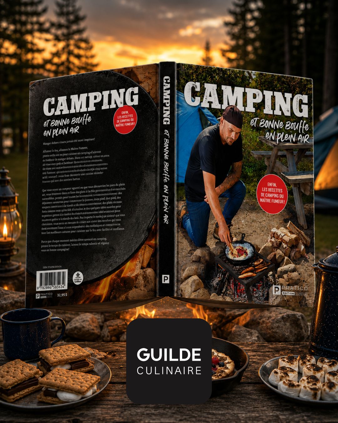 Camping et bonne bouffe en plein air