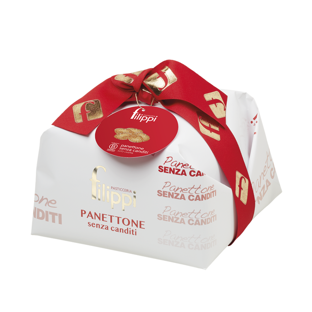 Panettone Damerino sans fruits confits 500g - Filippi Pâtisserie - Panettone - - La Guilde Culinaire