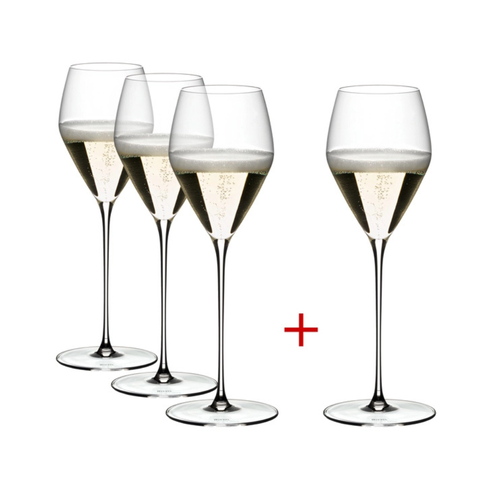 RIEDEL Veloce Verre à vin de champagne (4 au prix de 3) - Riedel - Verre à champagne - - La Guilde Culinaire