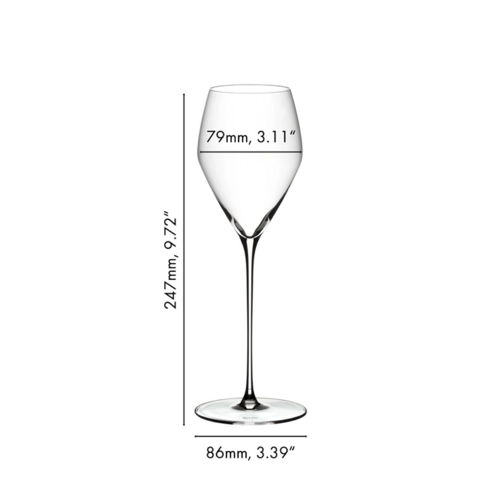 RIEDEL Veloce Verre à vin de champagne (4 au prix de 3) - Riedel - Verre à champagne - - La Guilde Culinaire