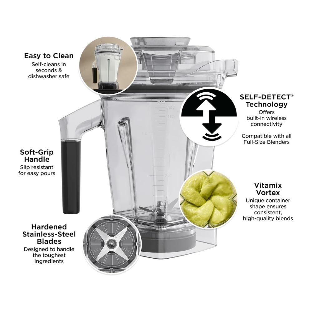 Récipient de 1,4 l (48 oz) avec autodétection - Vitamix - Robot mélangeur - - La Guilde Culinaire