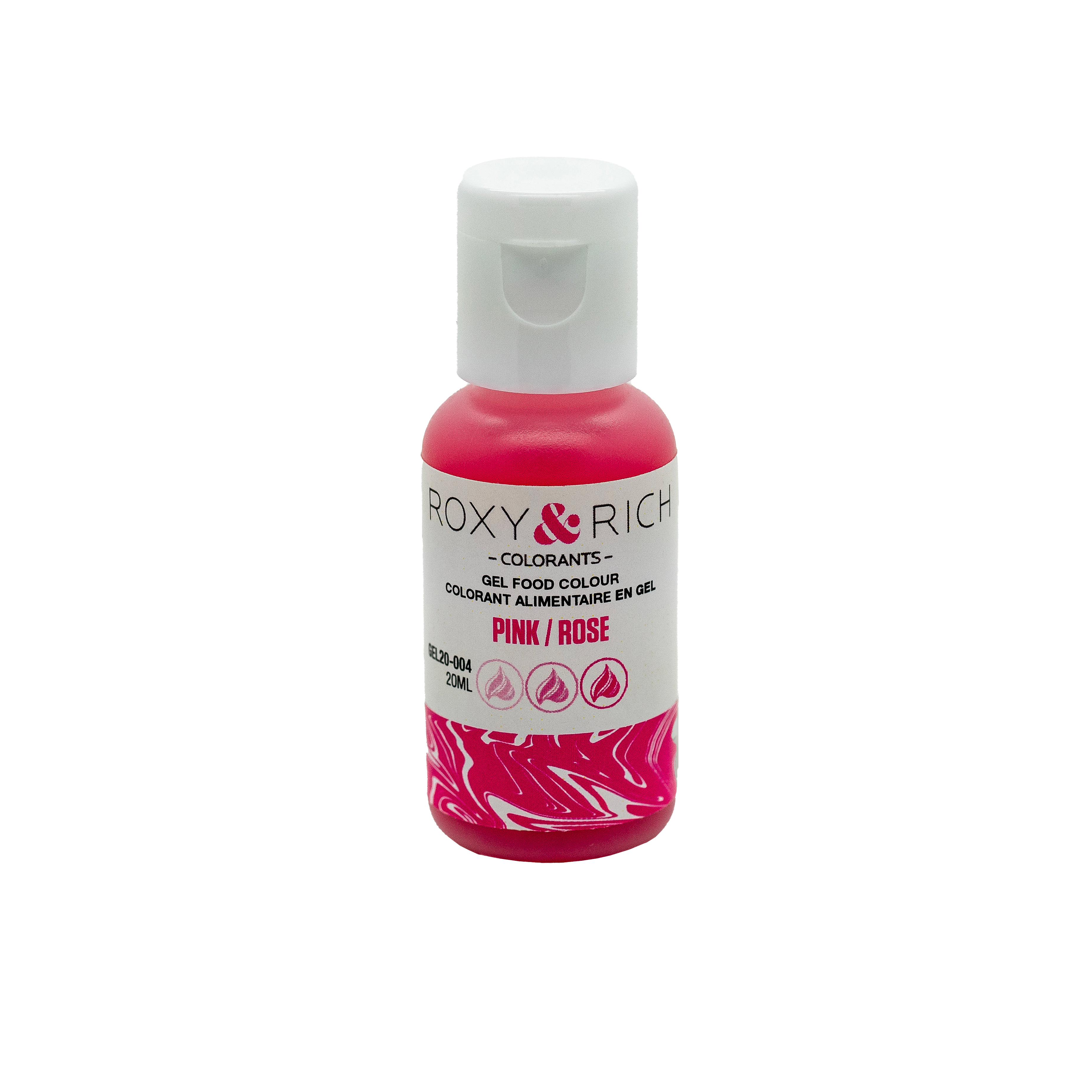 Gel colorant - Rose (20ml) - Roxy & Rich - Colorant alimentaire - - La Guilde Culinaire
