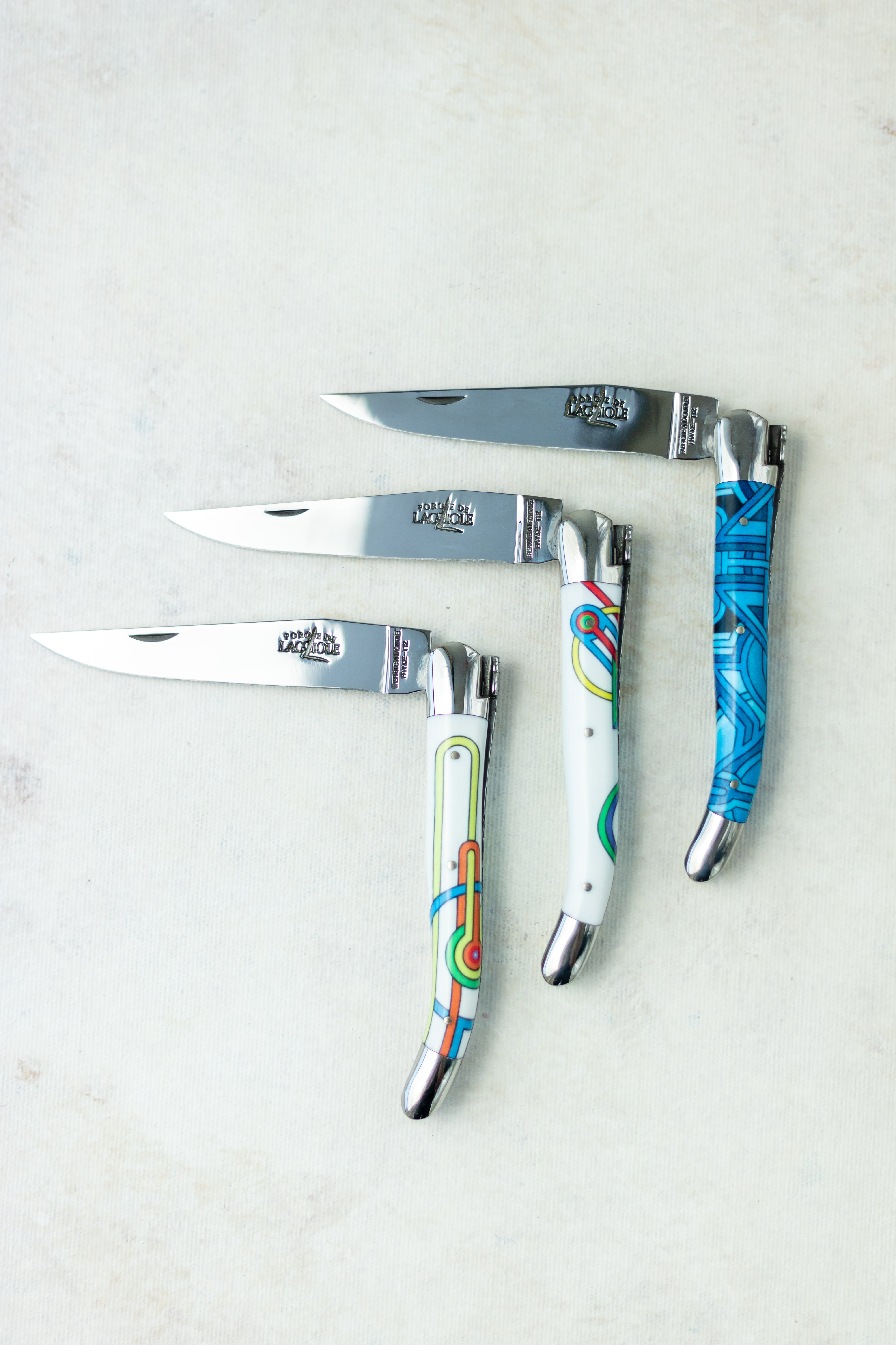 Couteau pliant 11 cm, mitres inox brillant, Seize Happywallmaker – Laguiole - Laguiole - Couteau de poche - - La Guilde Culinaire