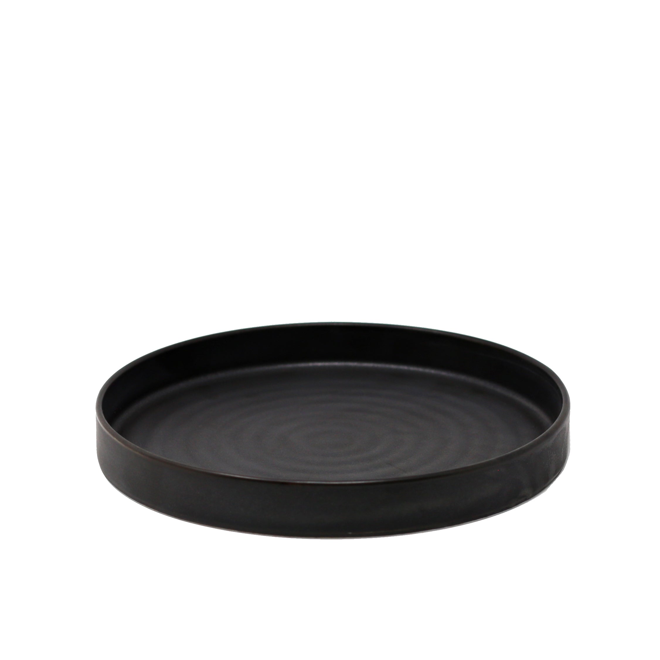 Assiette Silo Ronde Noir 7.5" - Planet Tableware - Assiette - - La Guilde Culinaire