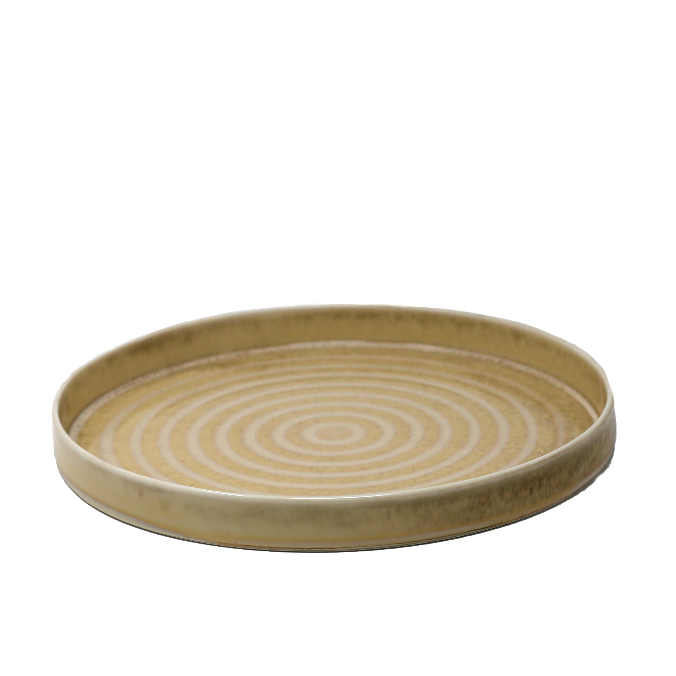 Assiette silo ronde beige 9.8" - Planet Tableware - Assiette - - La Guilde Culinaire