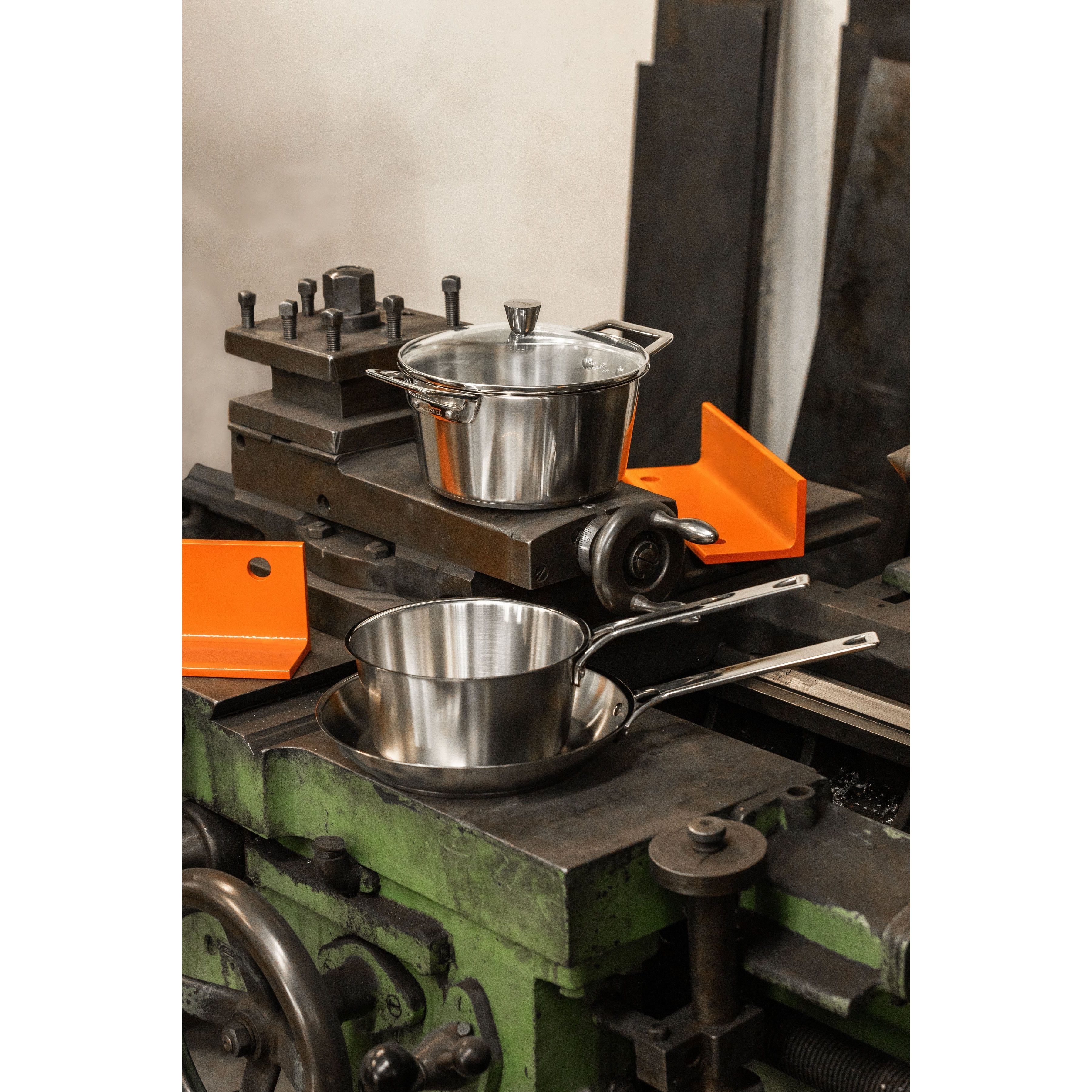 Ensemble de 8 pièces en acier inoxydable Cristel - Collection 1826 - Cristel - Casserole - - La Guilde Culinaire