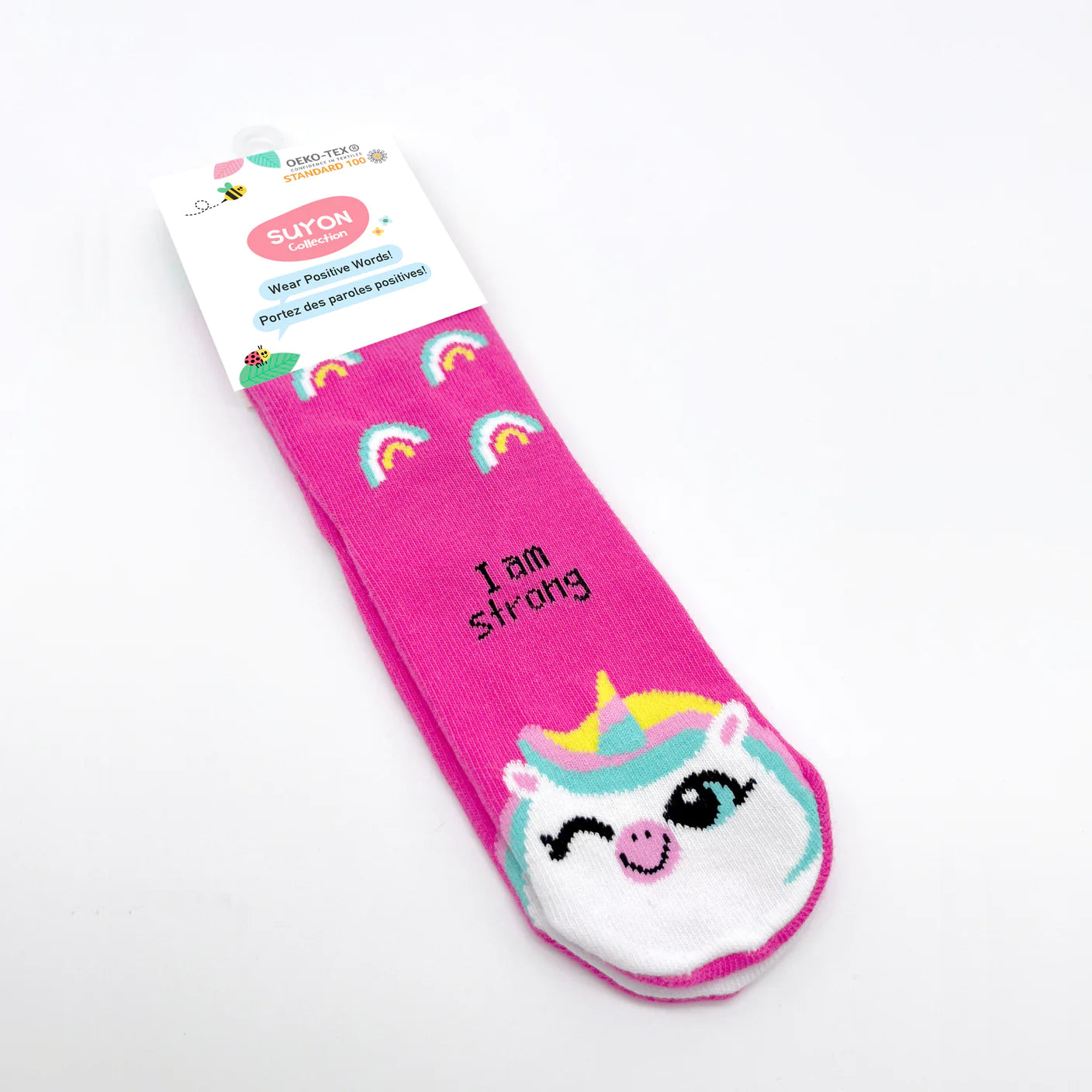 Chaussettes - Unicorn - I am strong! ! - Suyon Collection - Chaussettes - - La Guilde Culinaire
