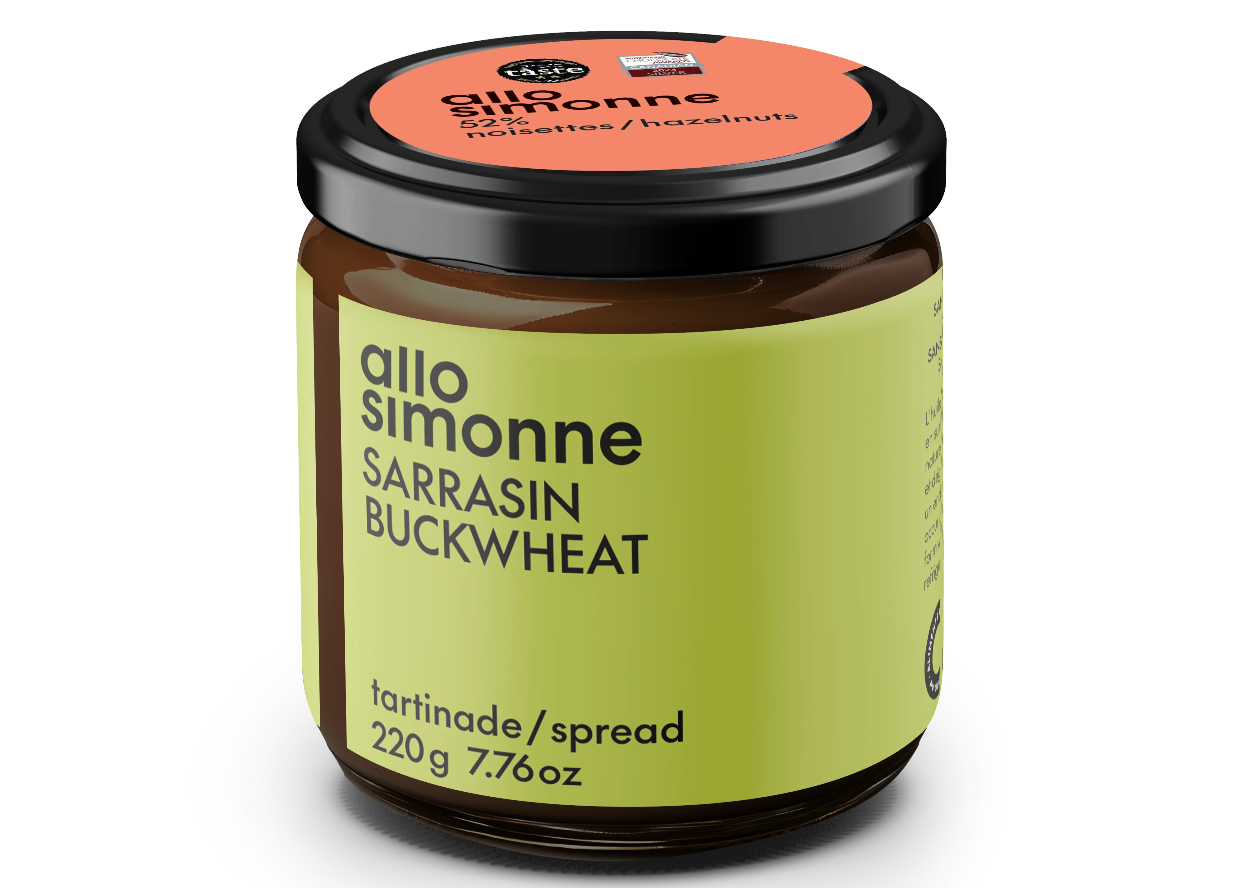 Tartinade Noisettes, Chocolat Noir & Sarrasin - Allo Simonne - Tartinade - - La Guilde Culinaire