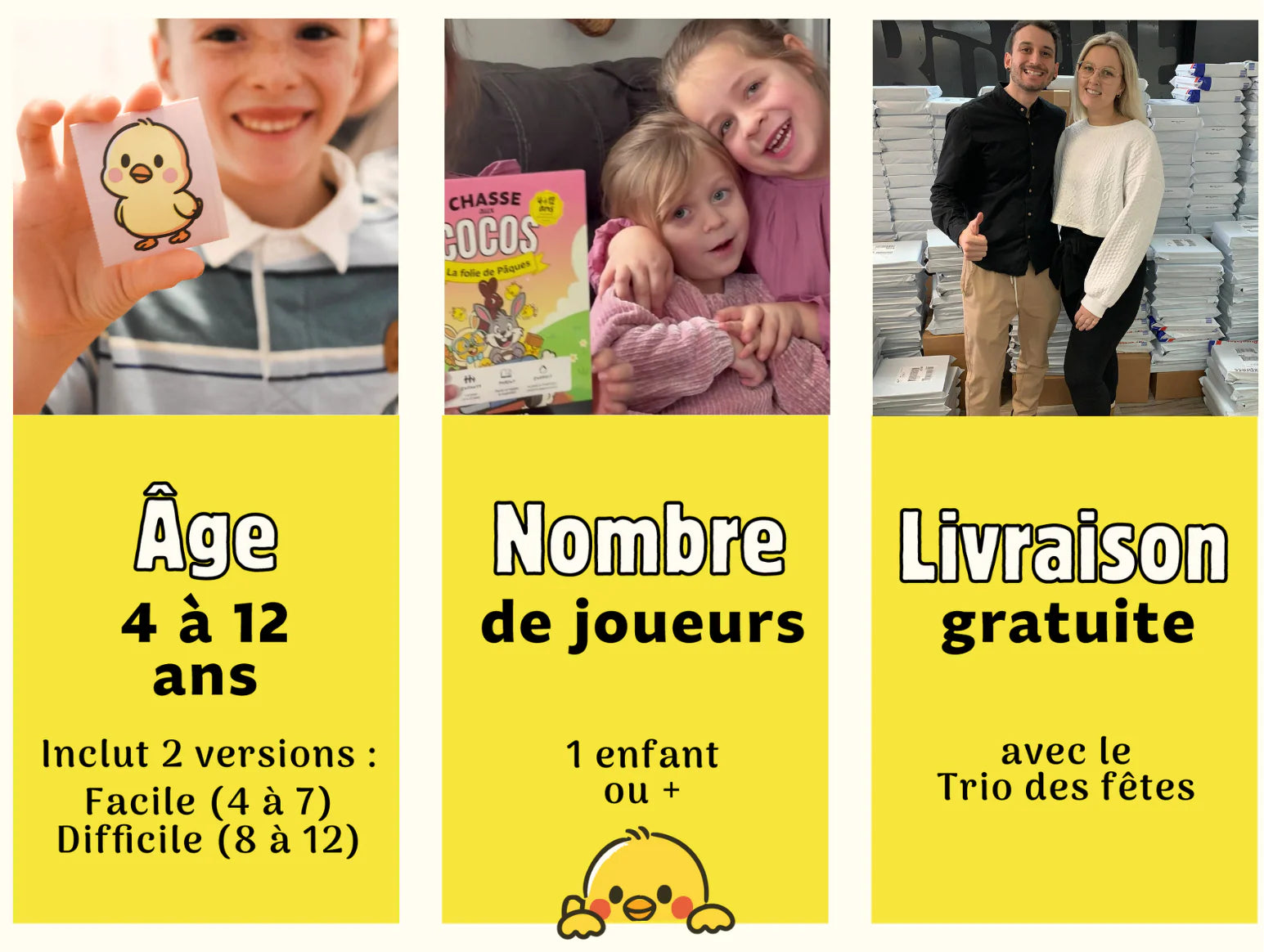Chasse aux cocos - La folie de Pâques - Charlo Jeux et Aventures - Boîte anniversaire - - La Guilde Culinaire