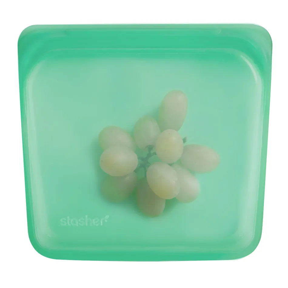 Sac à Sandwich réutilisable 450ml ! Jade - Stasher - Sac à lunch réutilisable - SB01368JA - La Guilde Culinaire