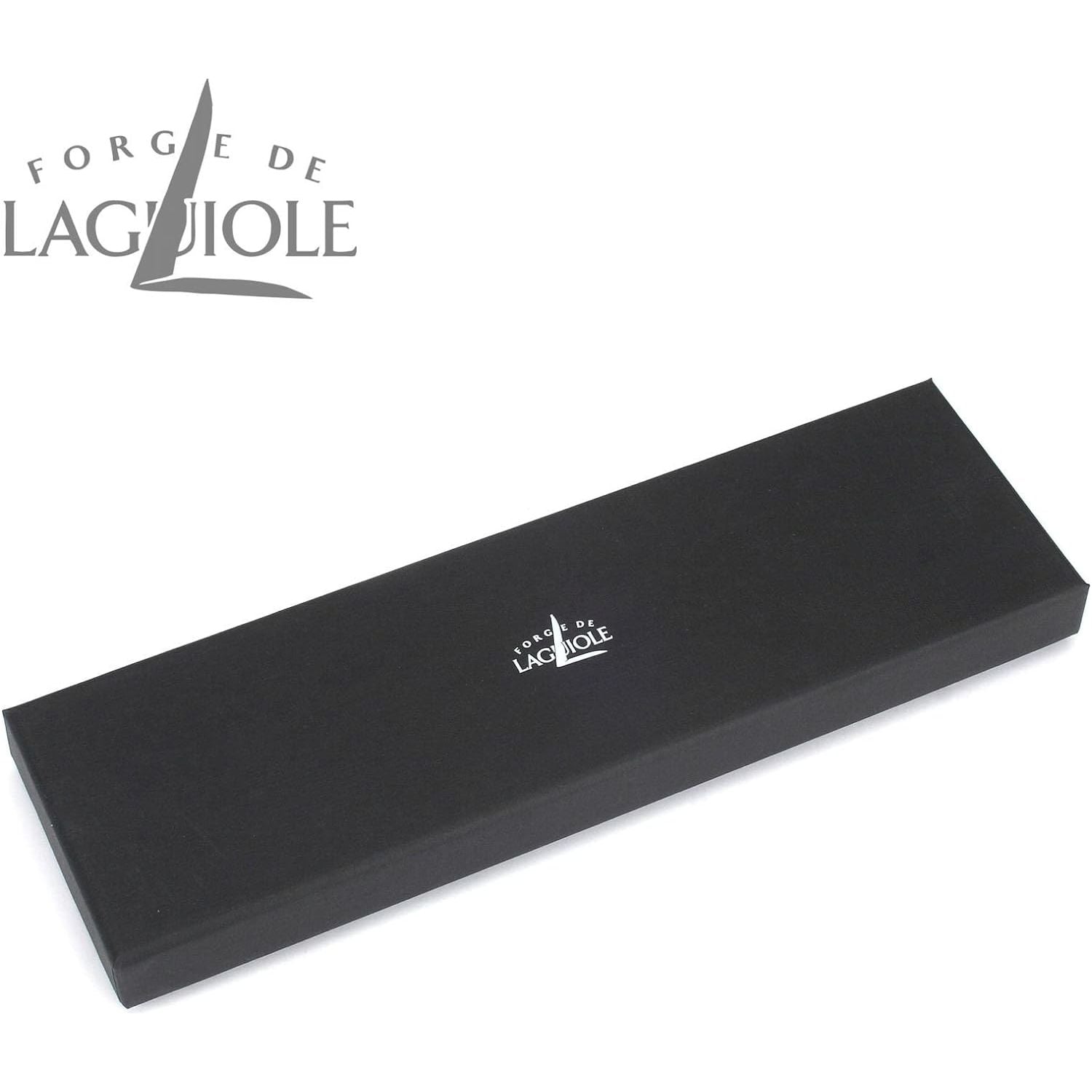 Coffret de 2 couteaux à steak, manche corne de cerf, coffret cadeau noir – Laguiole - Laguiole - Couteau à steak - - La Guilde Culinaire