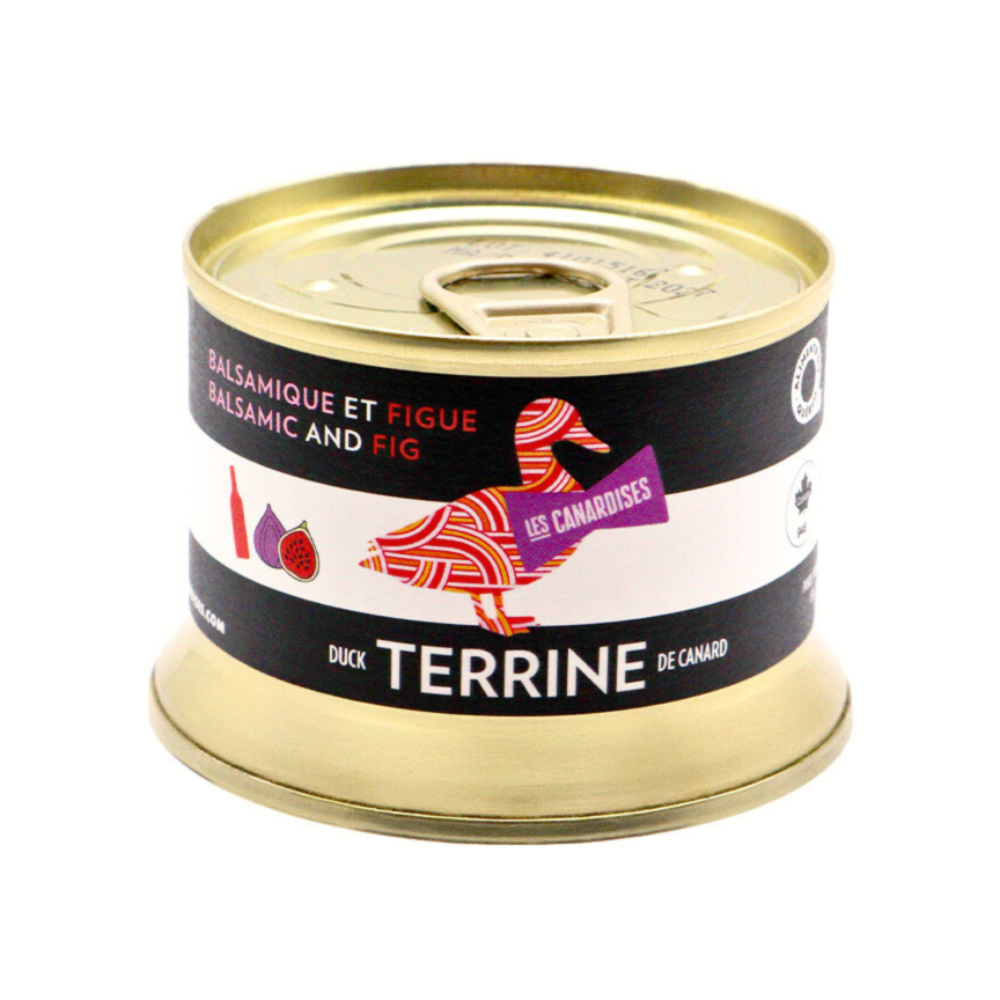 TERRINE de canard Balsamique et Figue 130 g / 4,6oz - Les Canardises - Terrine - - La Guilde Culinaire