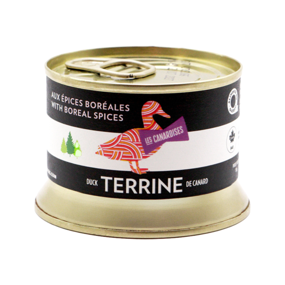 TERRINE de canard aux Épices Boréales 130 g / 4,6oz - Les Canardises - Terrine - - La Guilde Culinaire