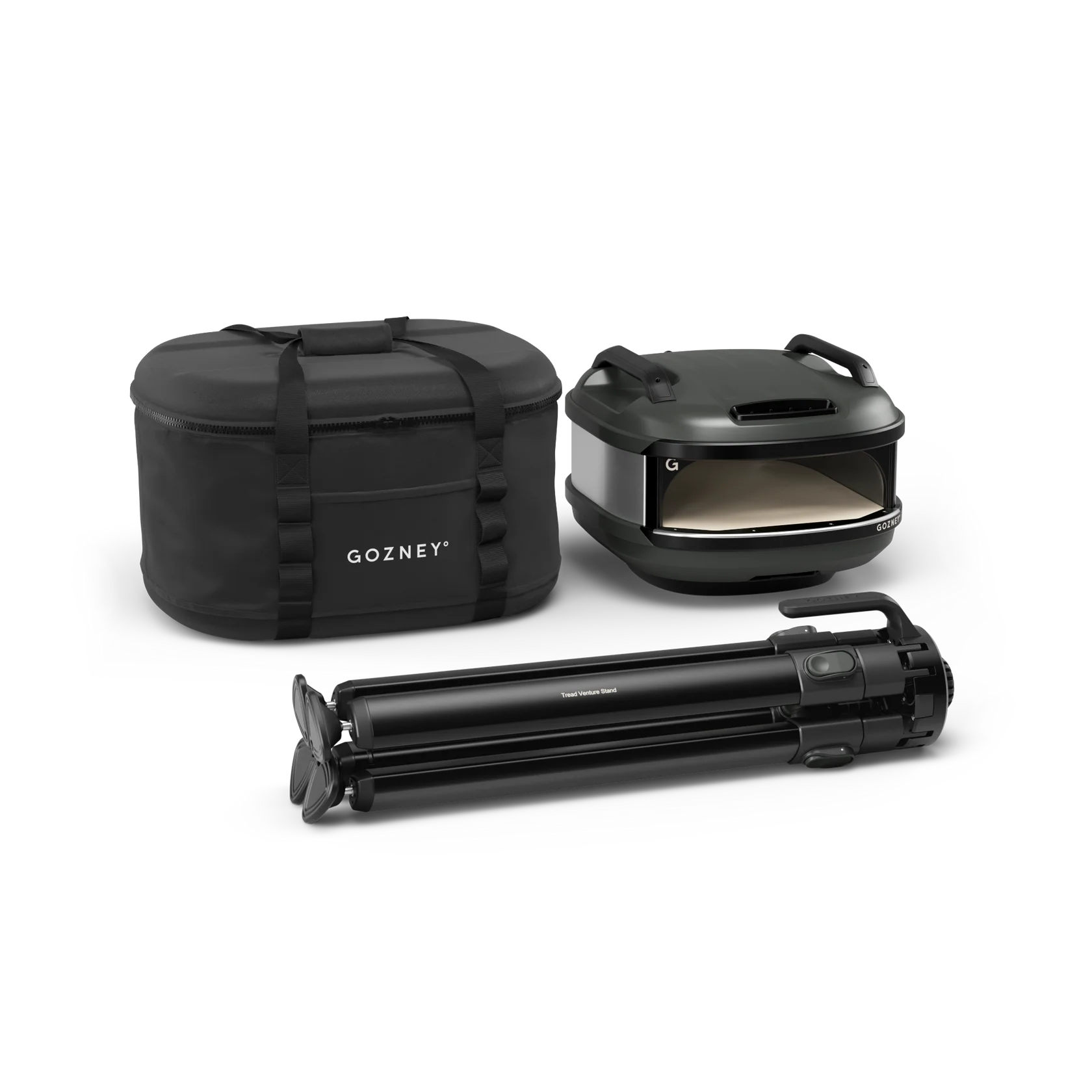 Ensemble Tread de randonnée Noir - Gozney - Four à pizza - GTPOBUS1225 + AT1902 + AT1900 - La Guilde Culinaire